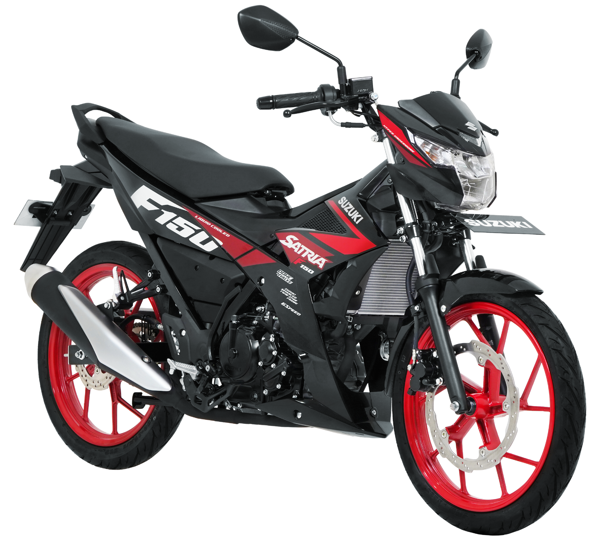 Suzuki All New Satria F150 Hitam Merah