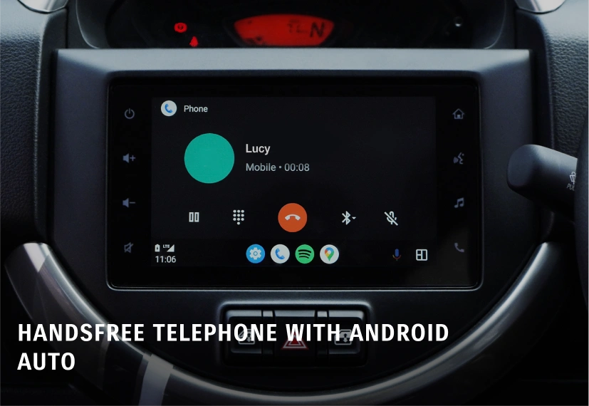 HANDS FREE TELEPHONE WITH ANDROID AUTO