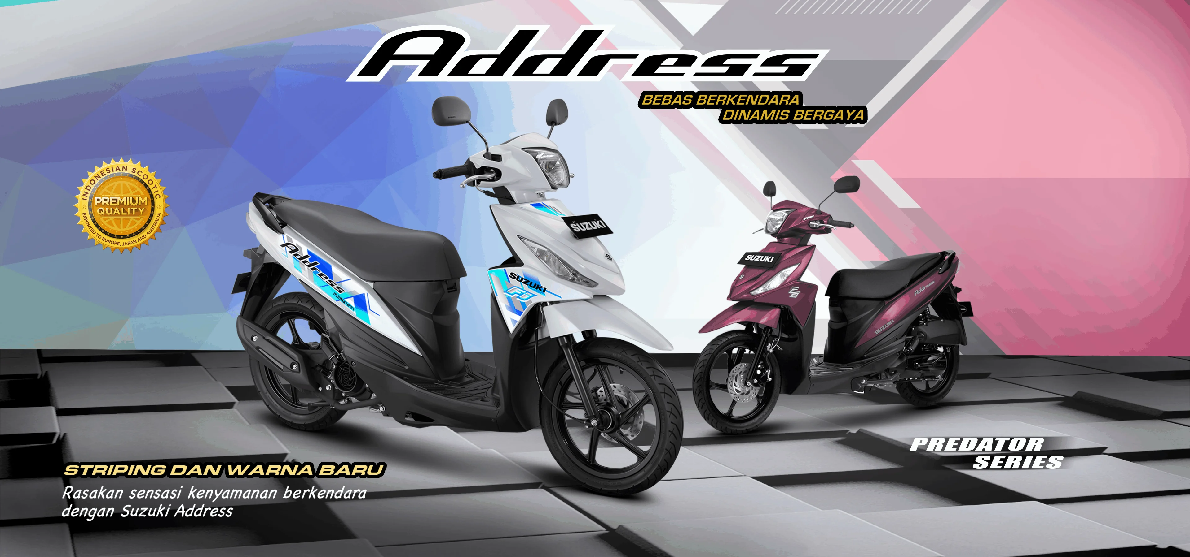 Banner Suzuki Address FI