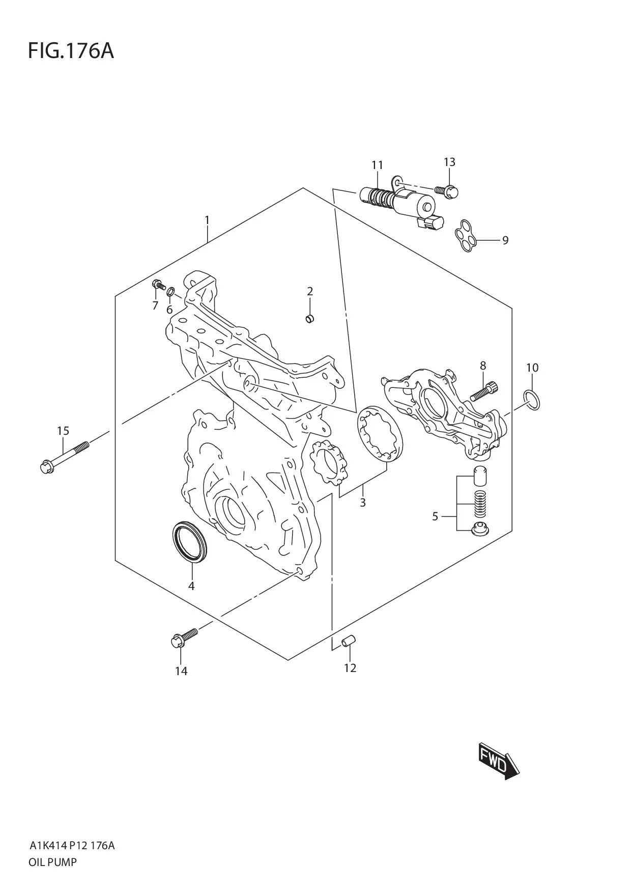FIG.176A OIL PUMP