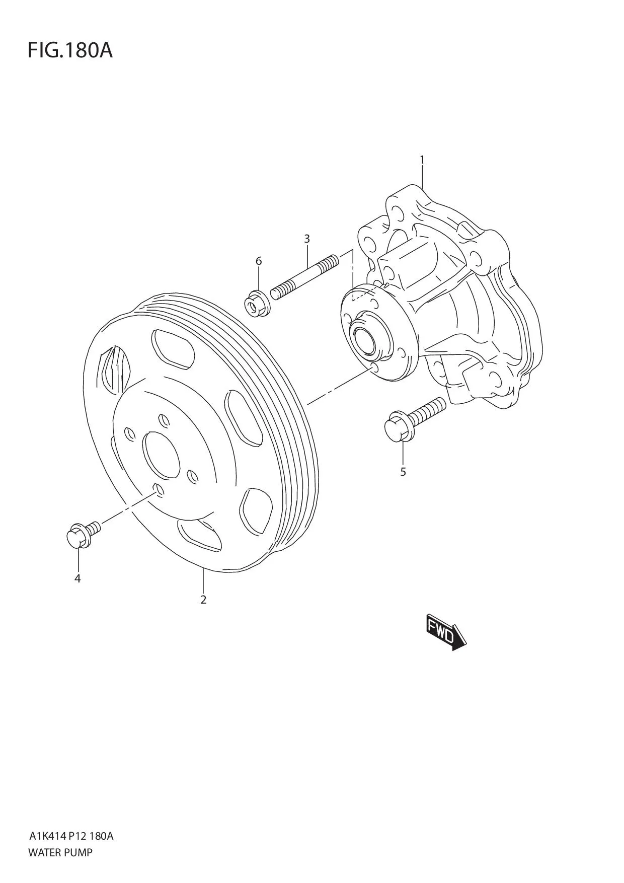 FIG.180A WATER PUMP
