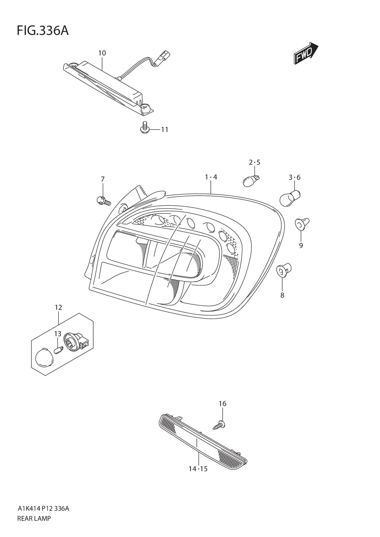 FIG.336A REAR LAMP
