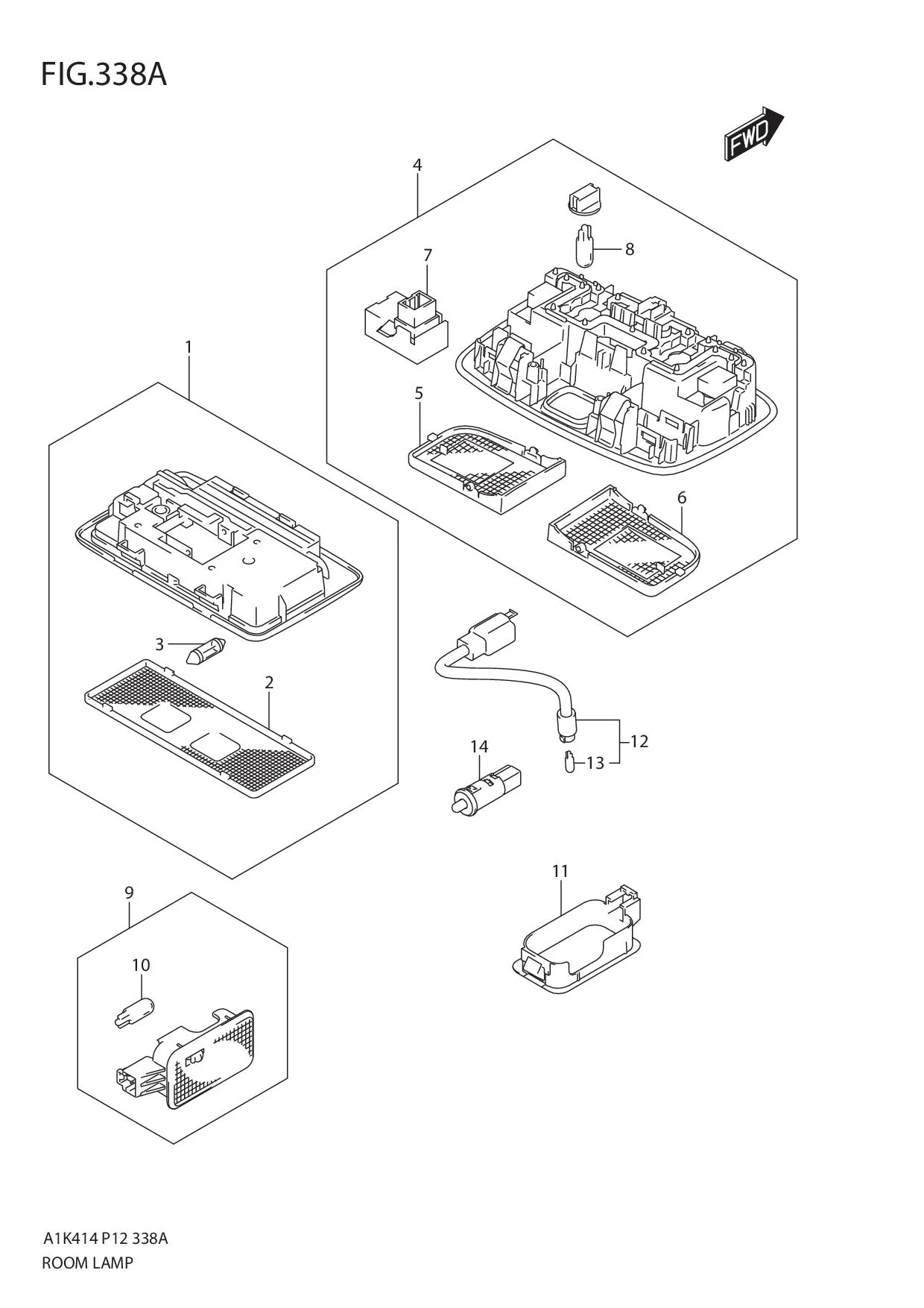 FIG.338A ROOM LAMP