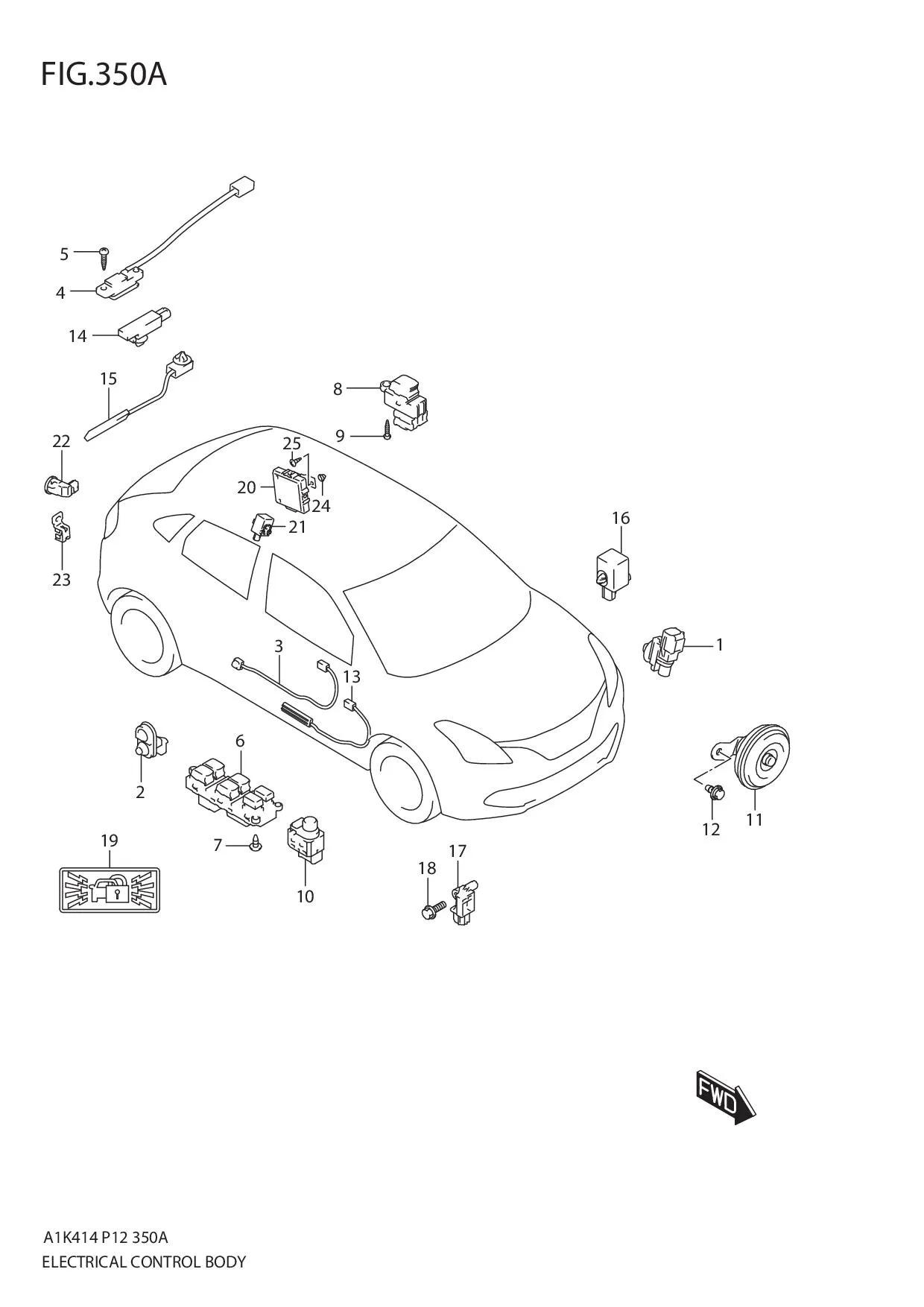 FIG.350A ELECTRICAL CONTROL BODY