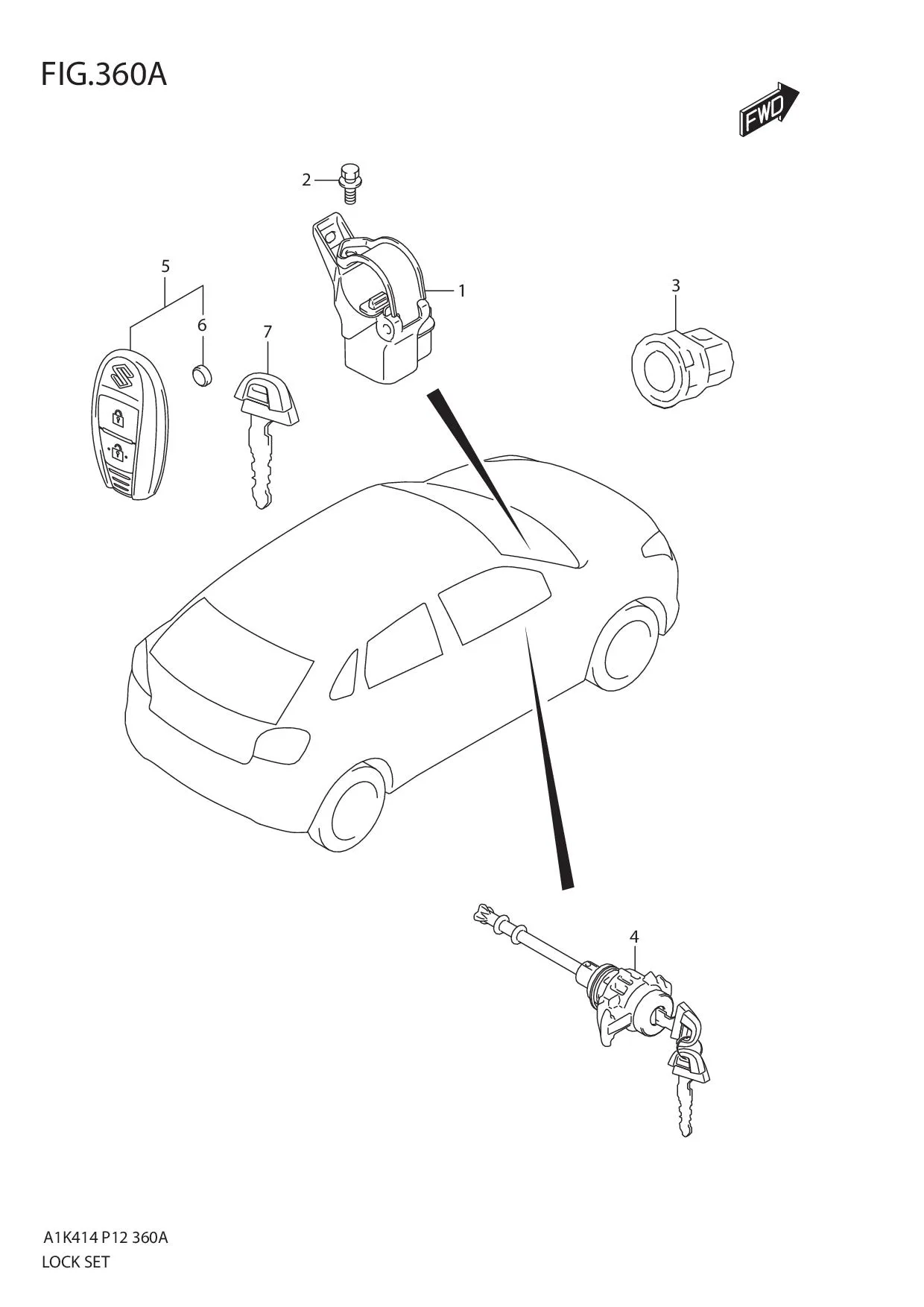FIG.360A LOCK SET