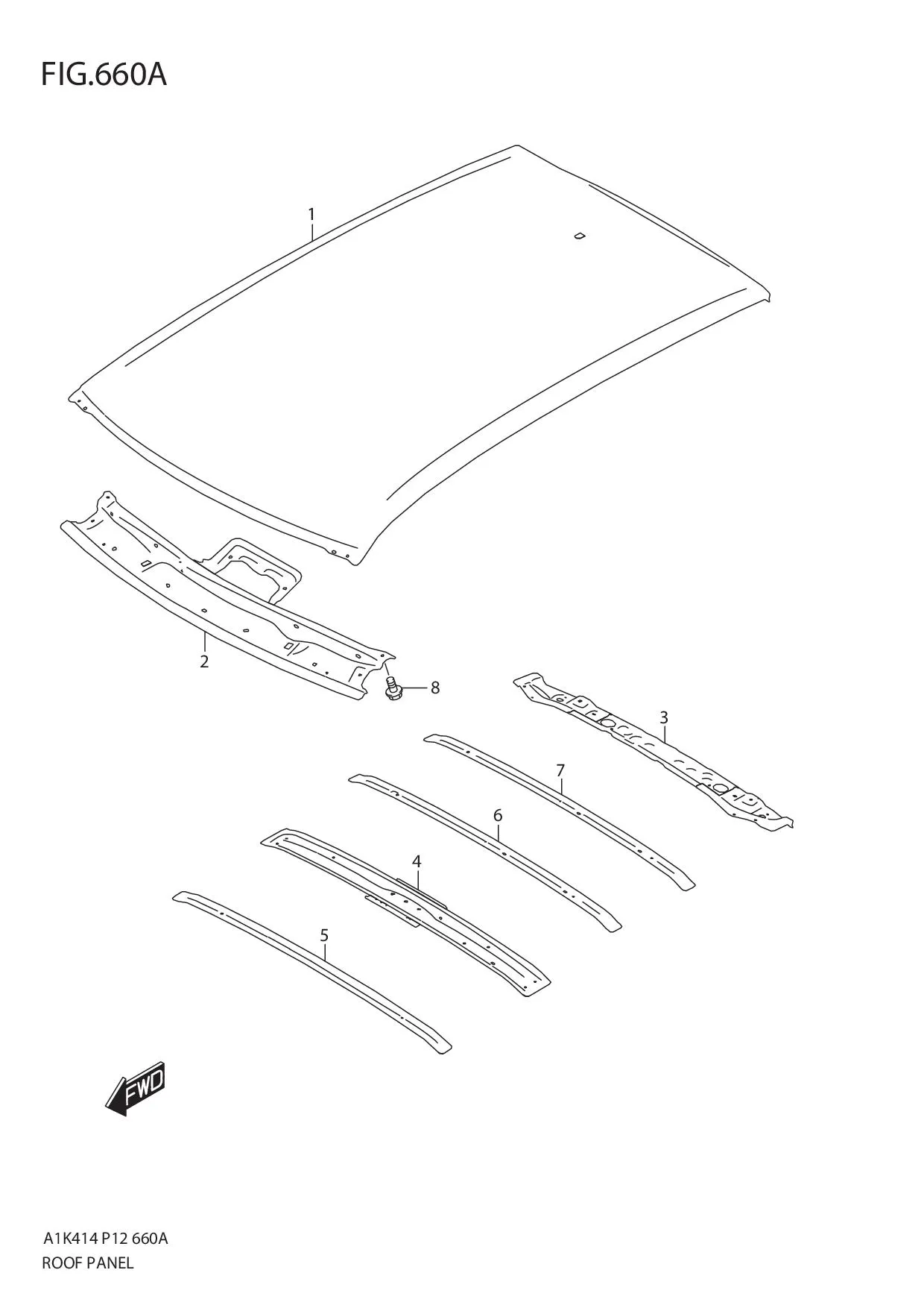 FIG.660A ROOF PANEL