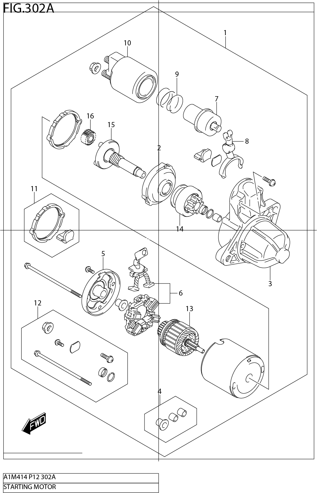 FIG.302A STARTING MOTOR