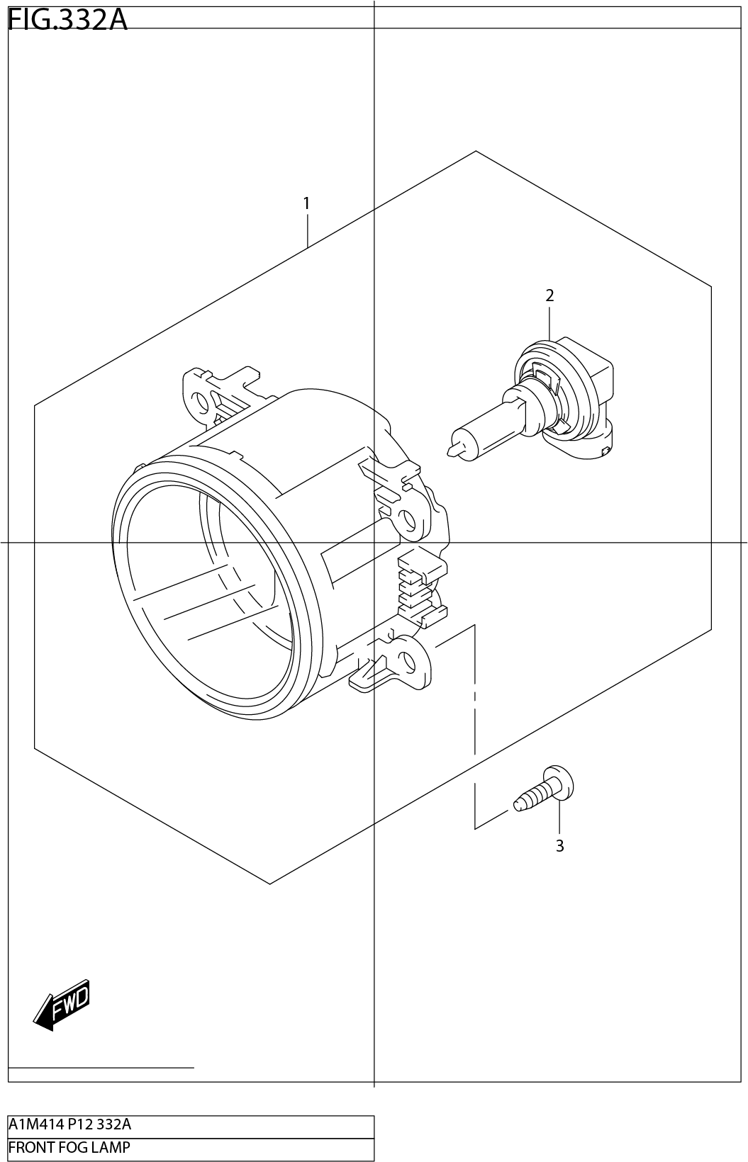 FIG.332A FRONT FOG LAMP