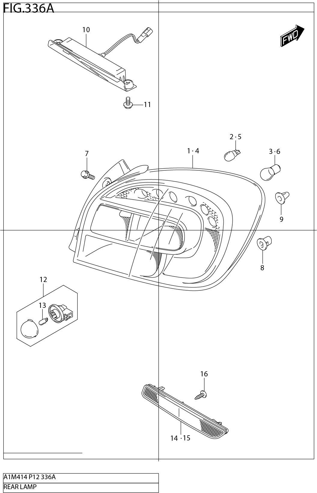 FIG.336A REAR LAMP