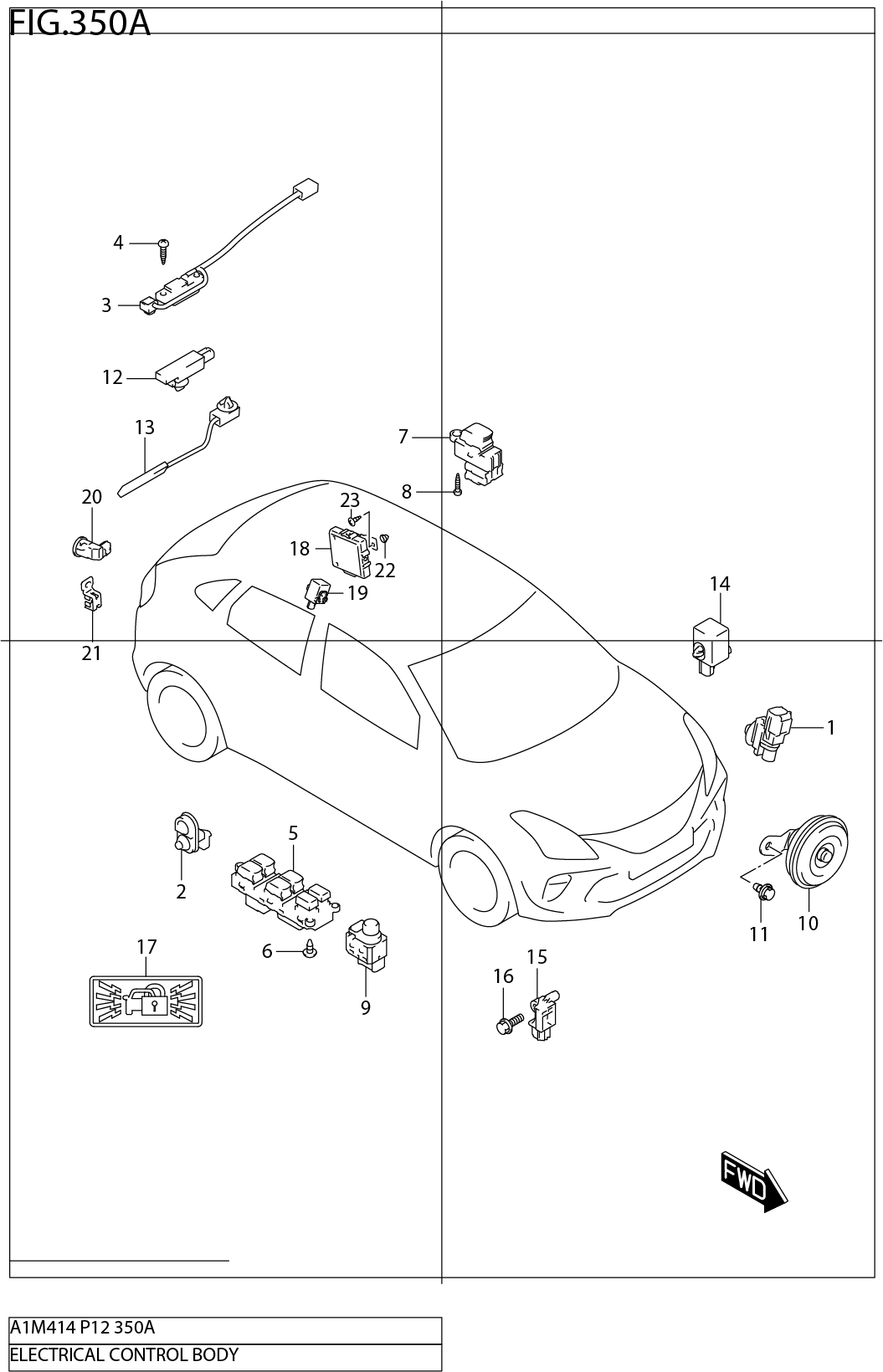 FIG.350A ELECTRICAL CONTROL BODY