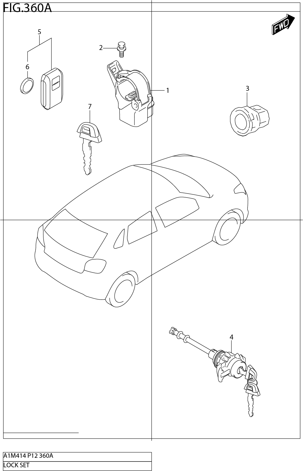 FIG.360A LOCK SET