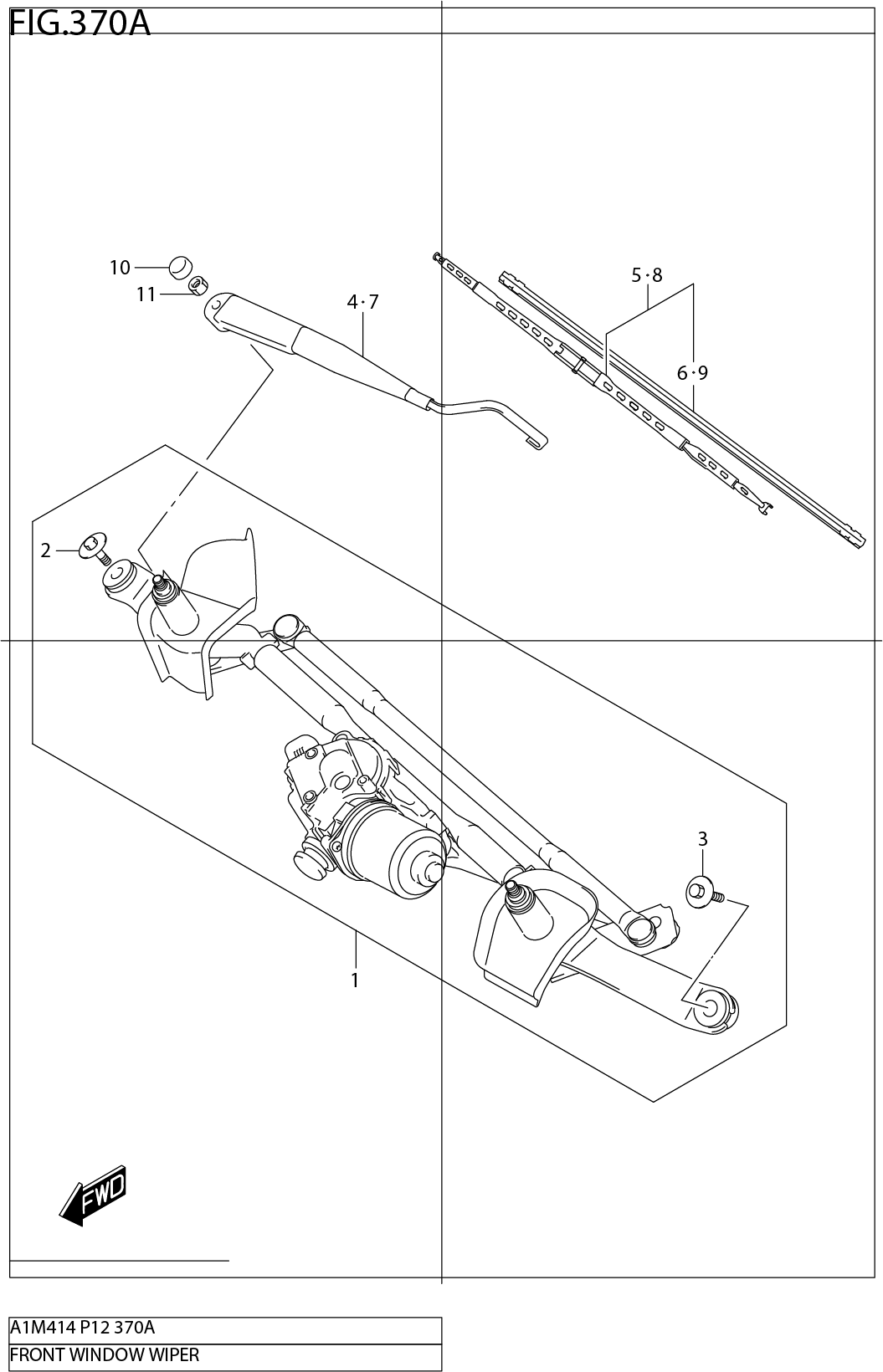 FIG.370A FRONT WINDOW WIPER