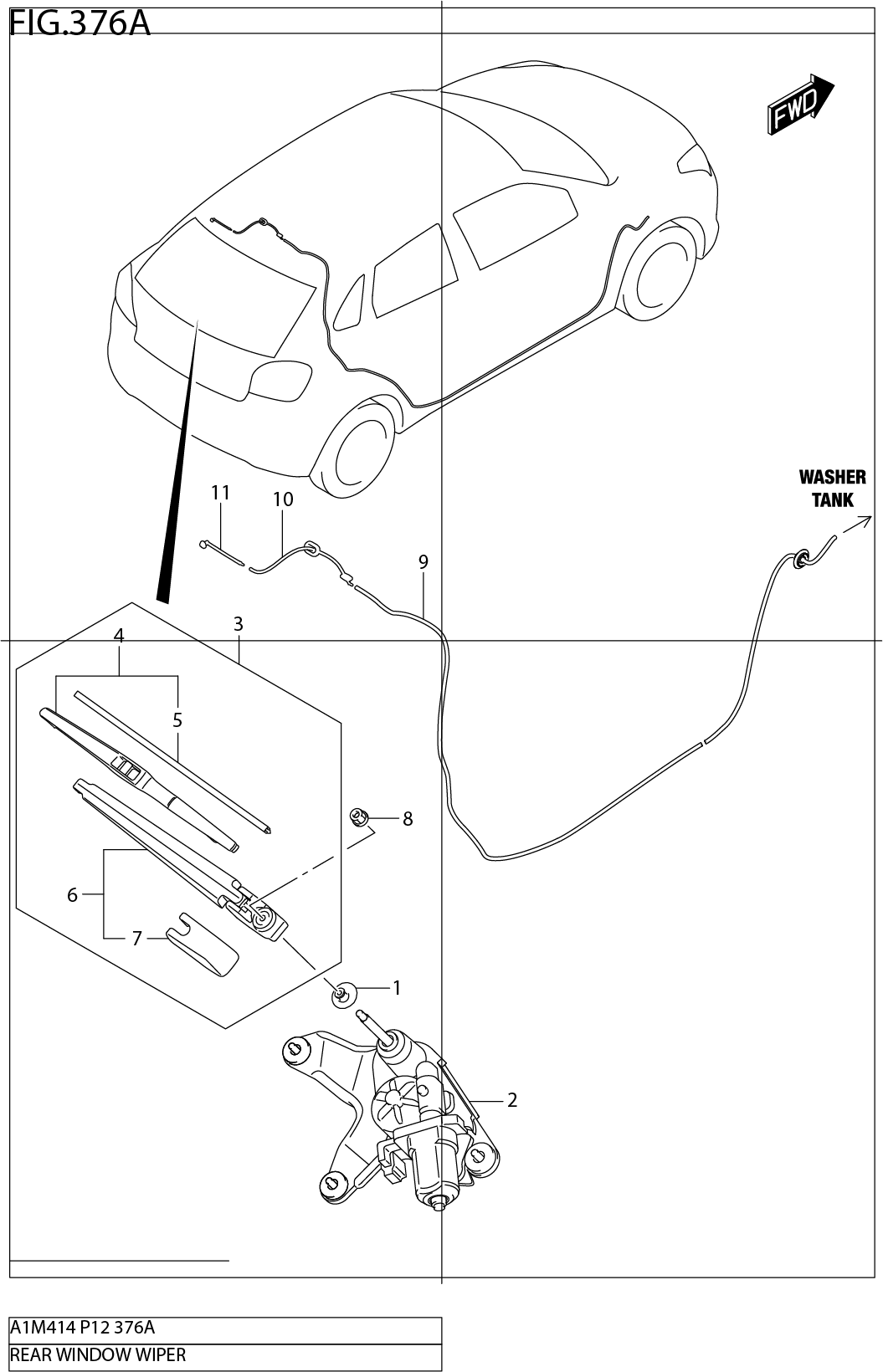 FIG.376A REAR WINDOW WIPER