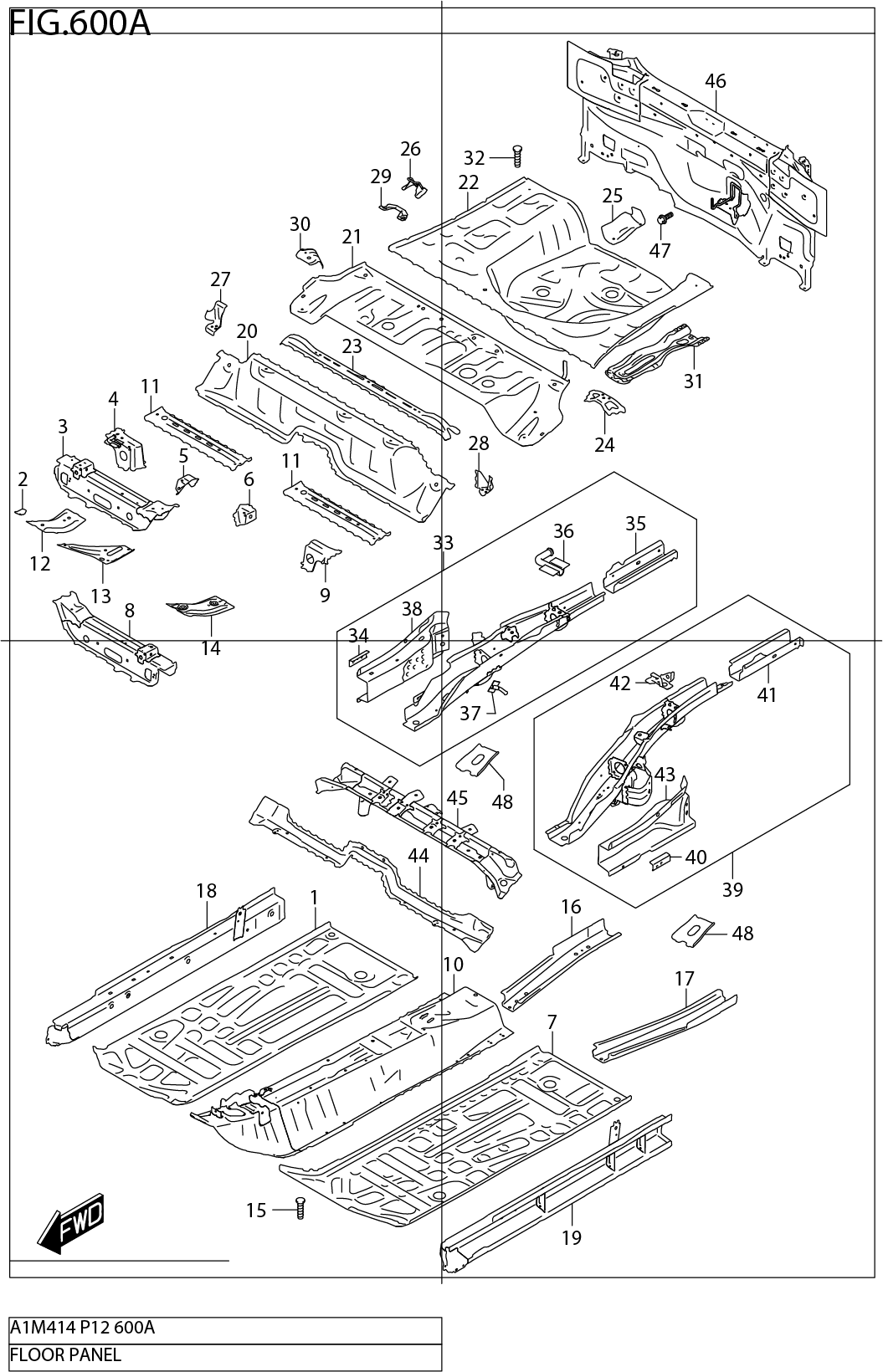 FIG.600A FLOOR PANEL