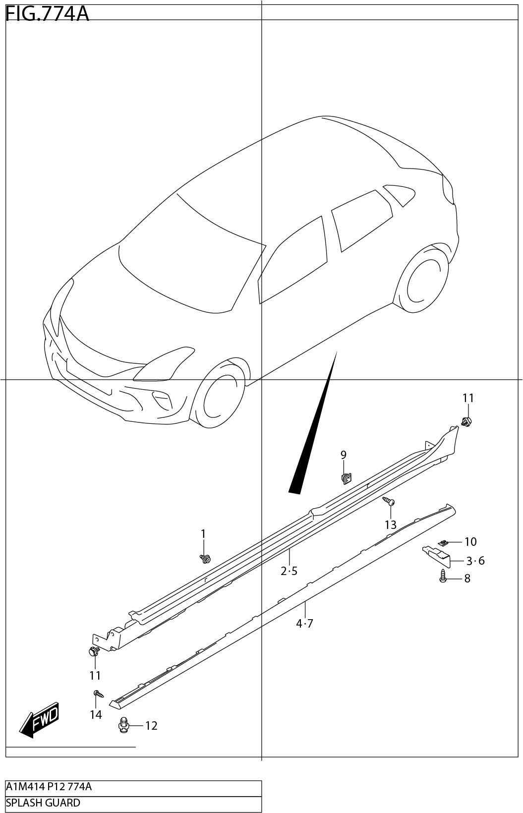 FIG.774A SPLASH GUARD