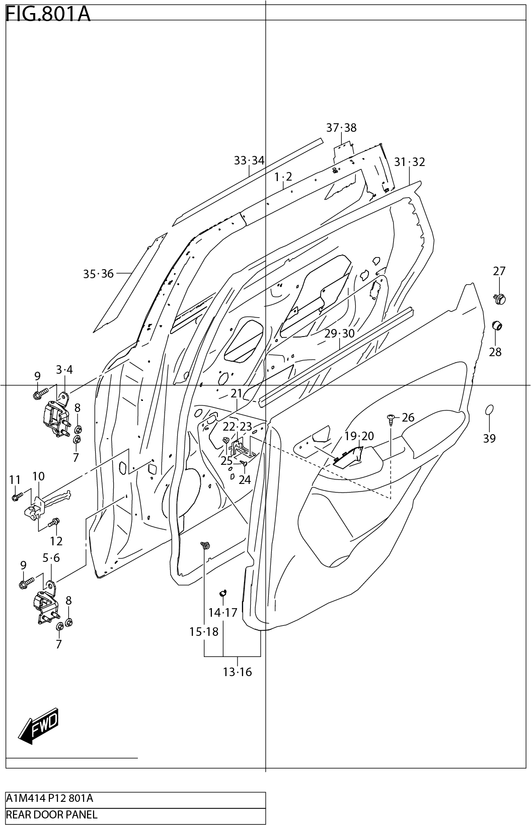 FIG.801A REAR DOOR PANEL