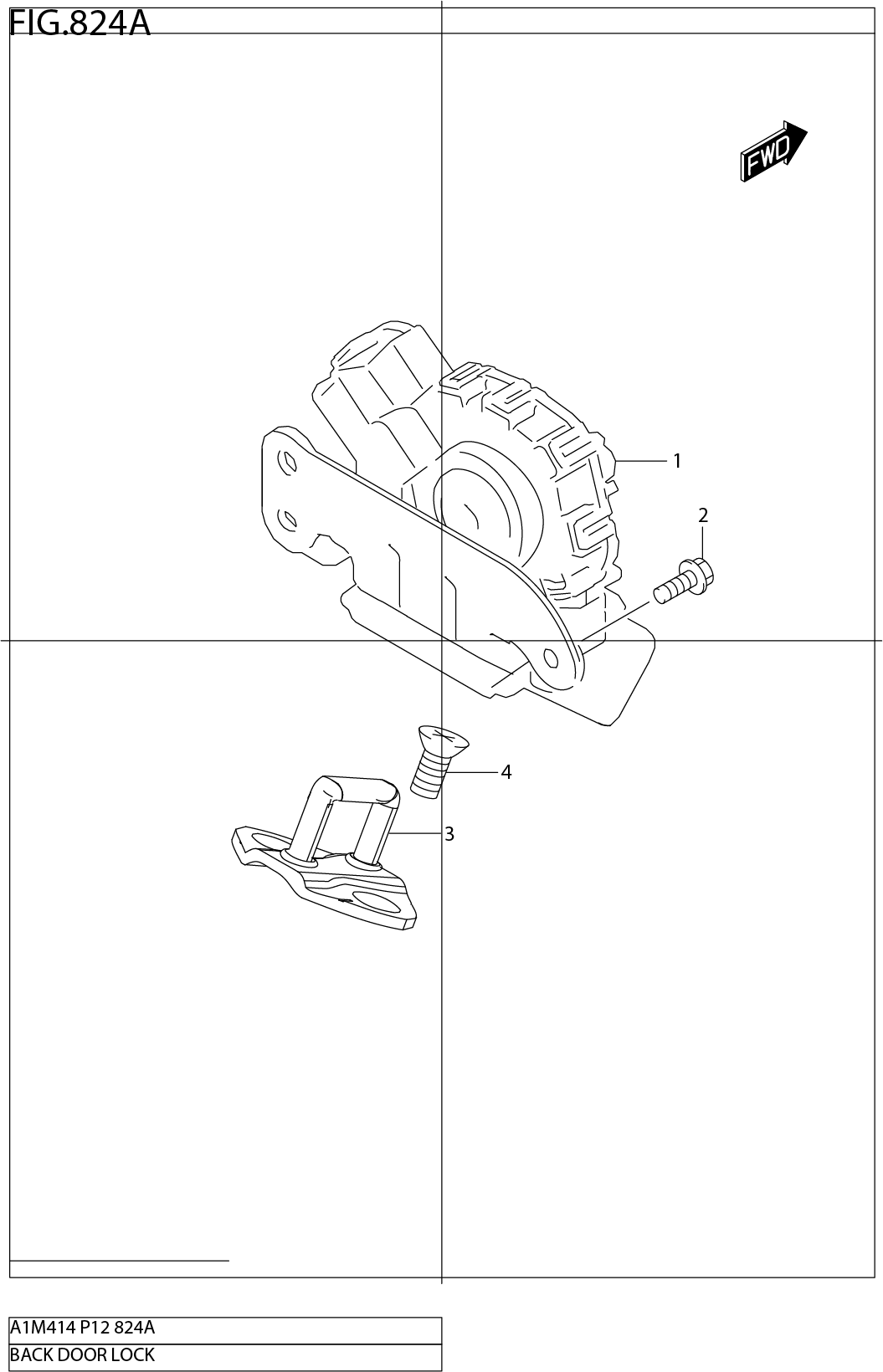 FIG.824A BACK DOOR LOCK
