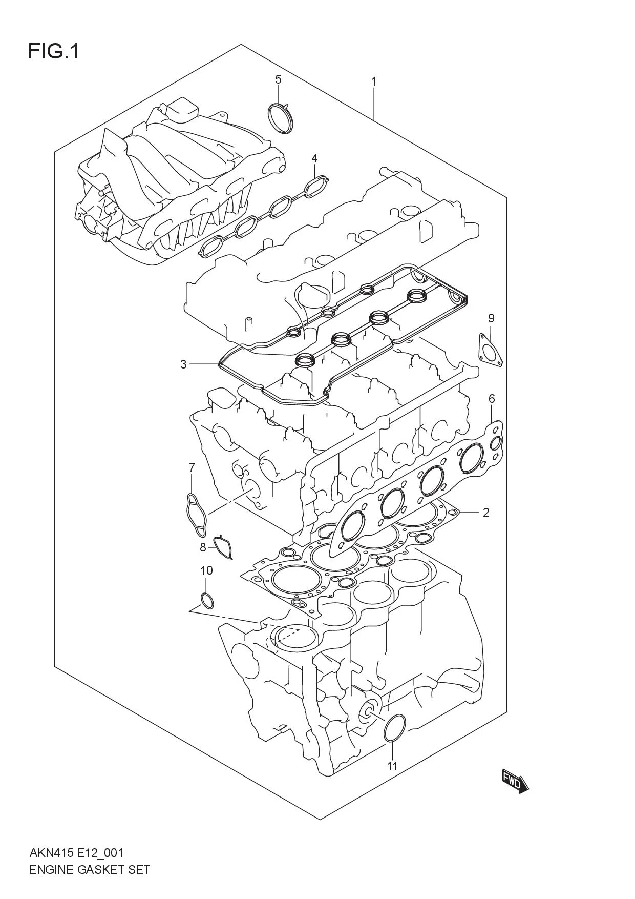 ENGINE GASKET SET