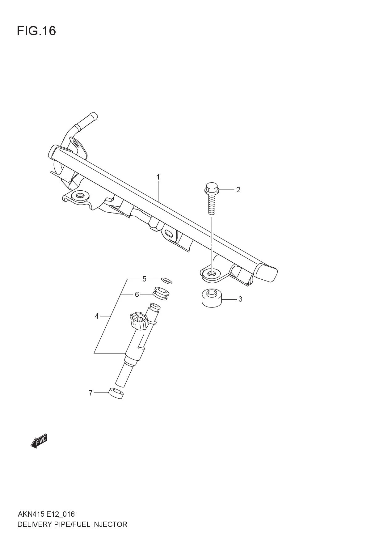 DELIVERY PIPE/FUEL INJECTOR