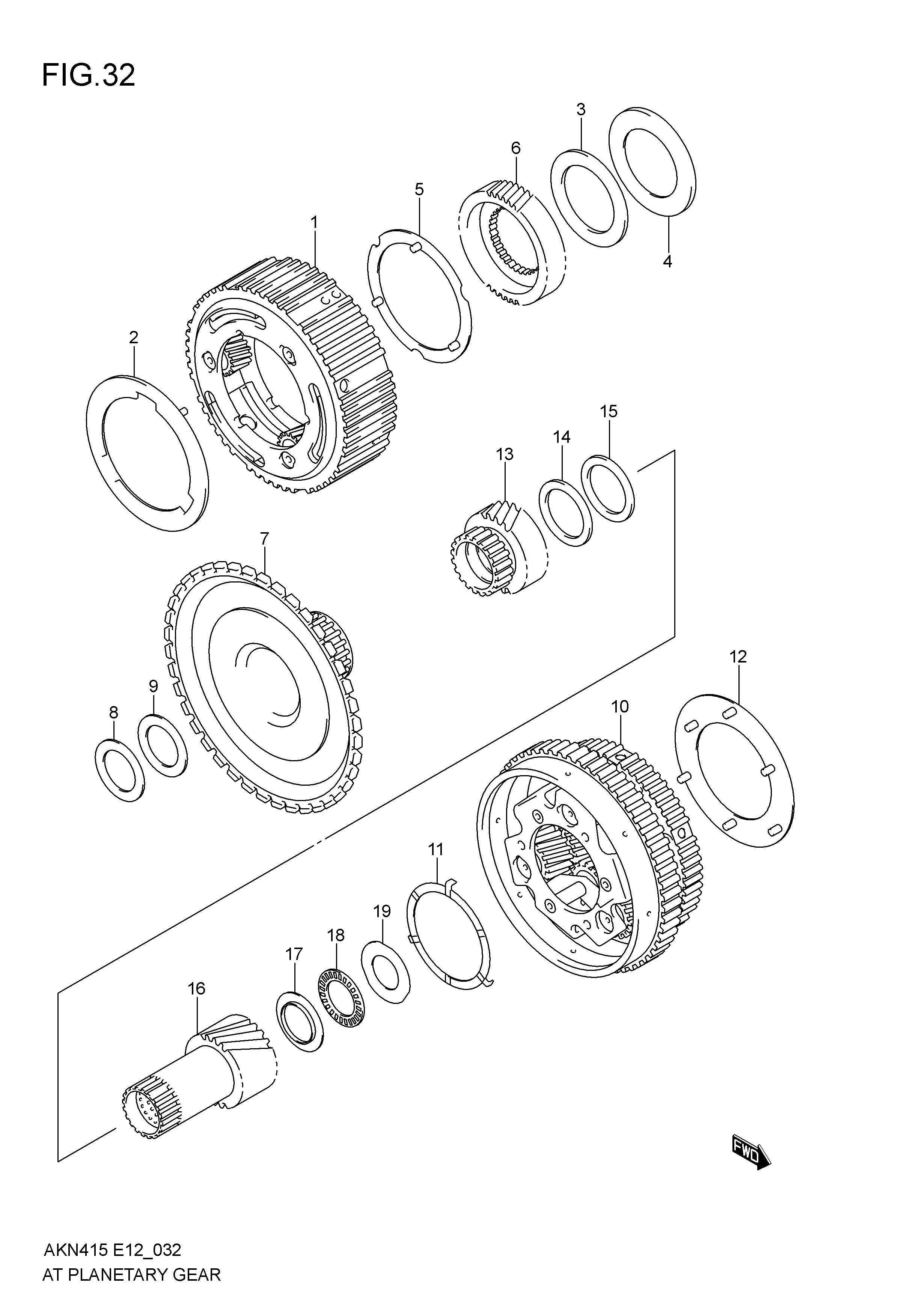 AT PLANETARY GEAR (6AT)