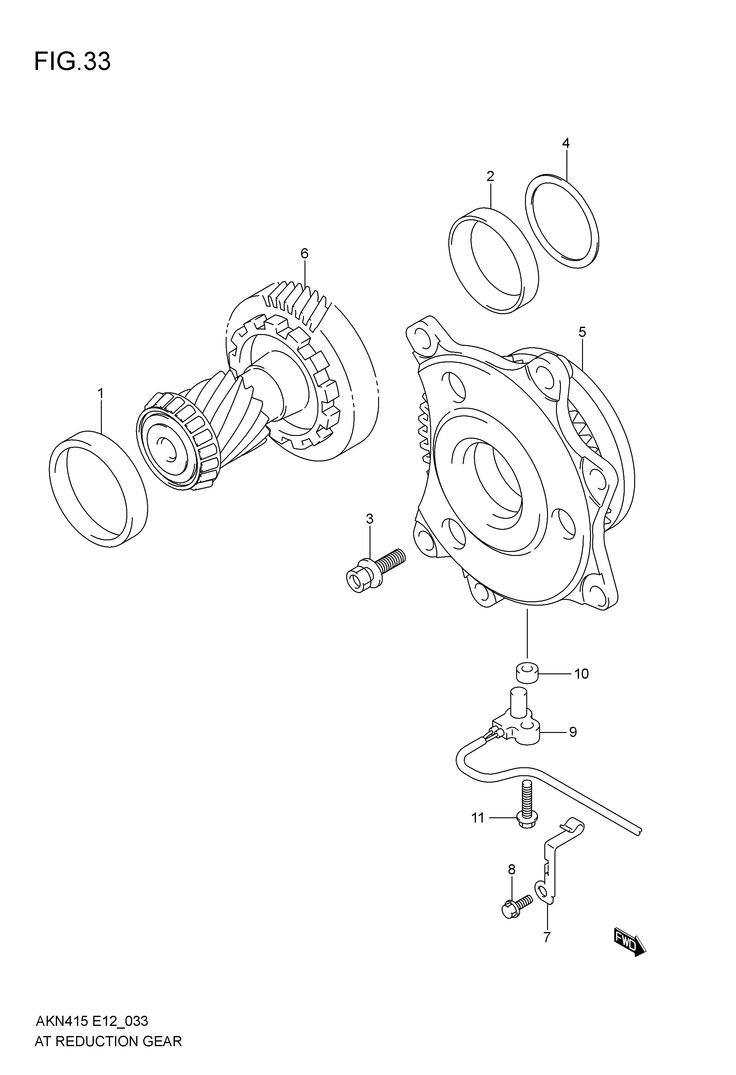 AT REDUCTION GEAR (6AT)