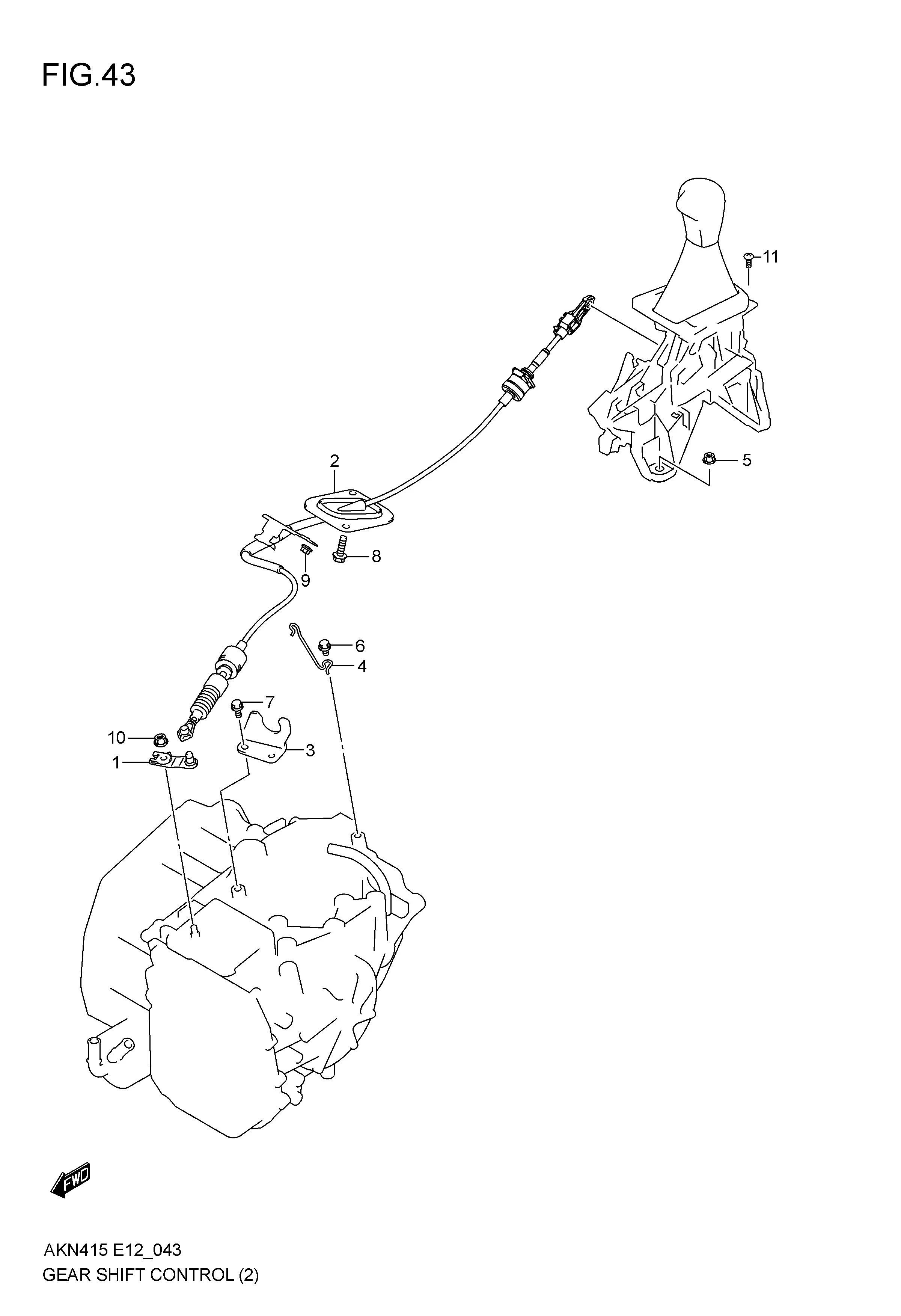 GEAR SHIFT CONTROL (6AT)