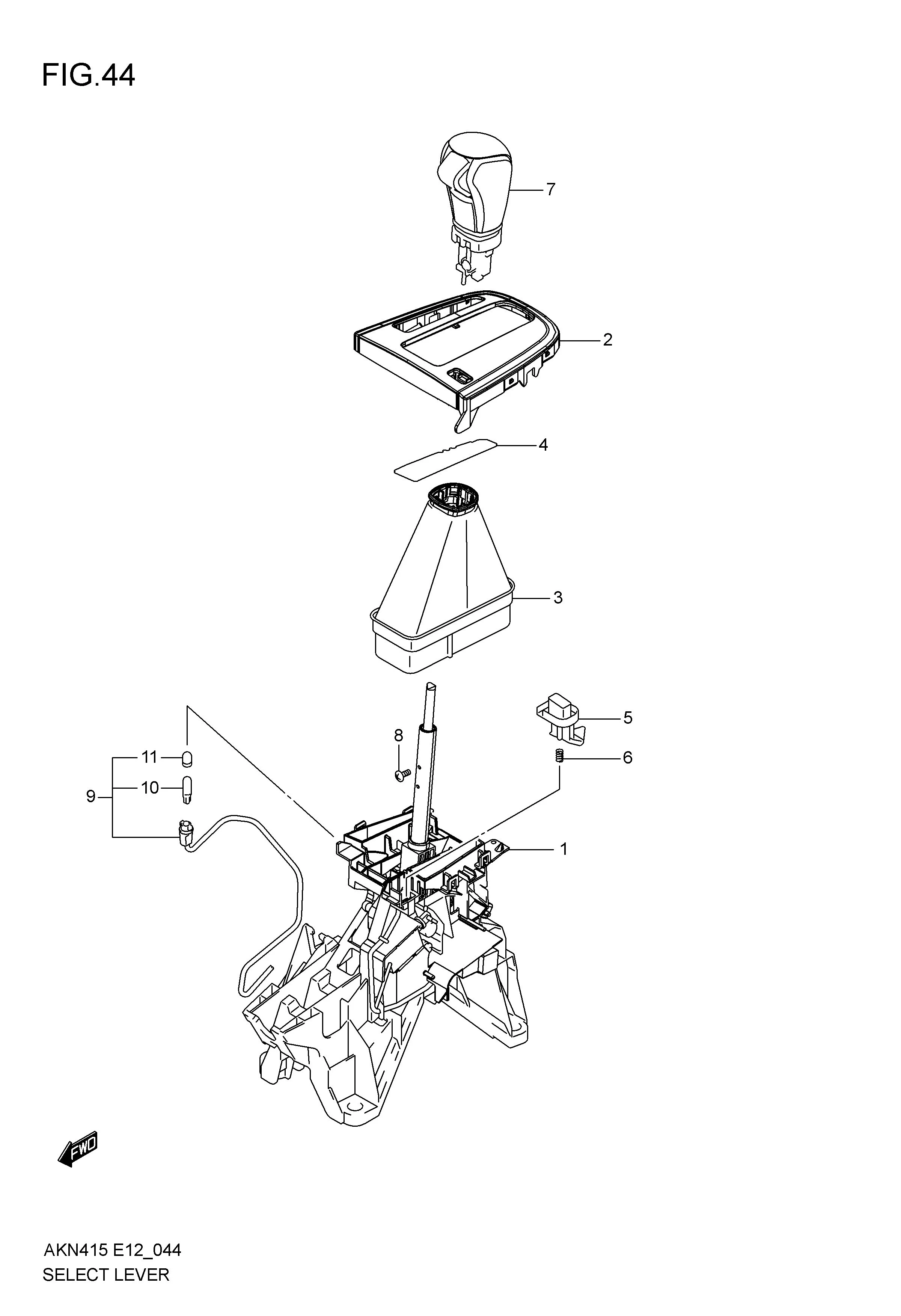 SELECT LEVER (6AT)