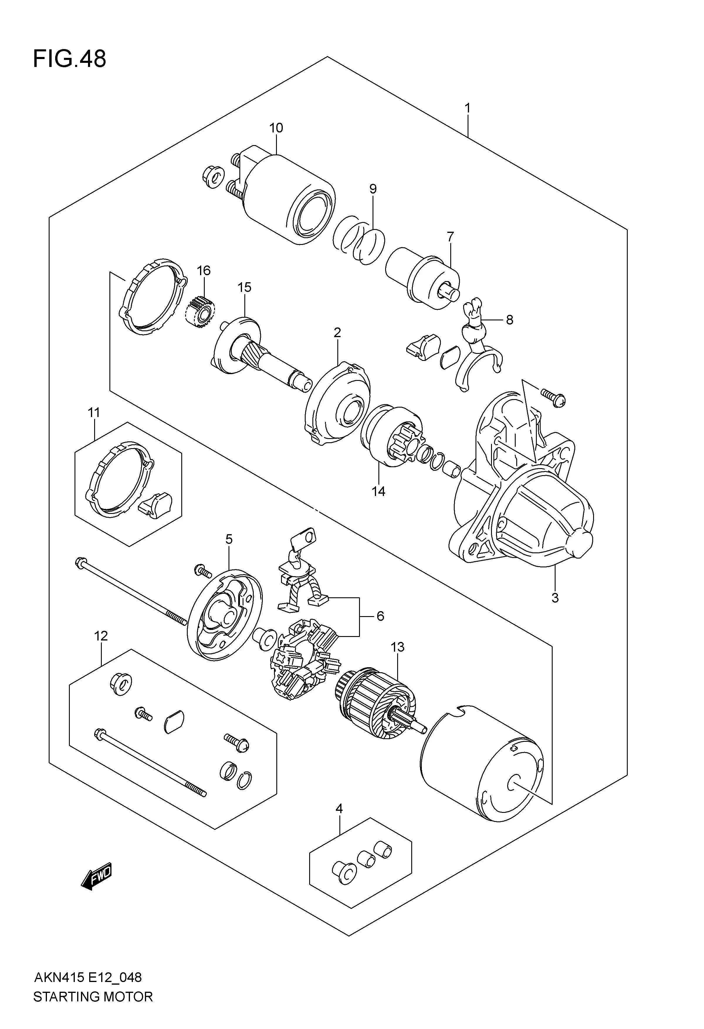 STARTING MOTOR