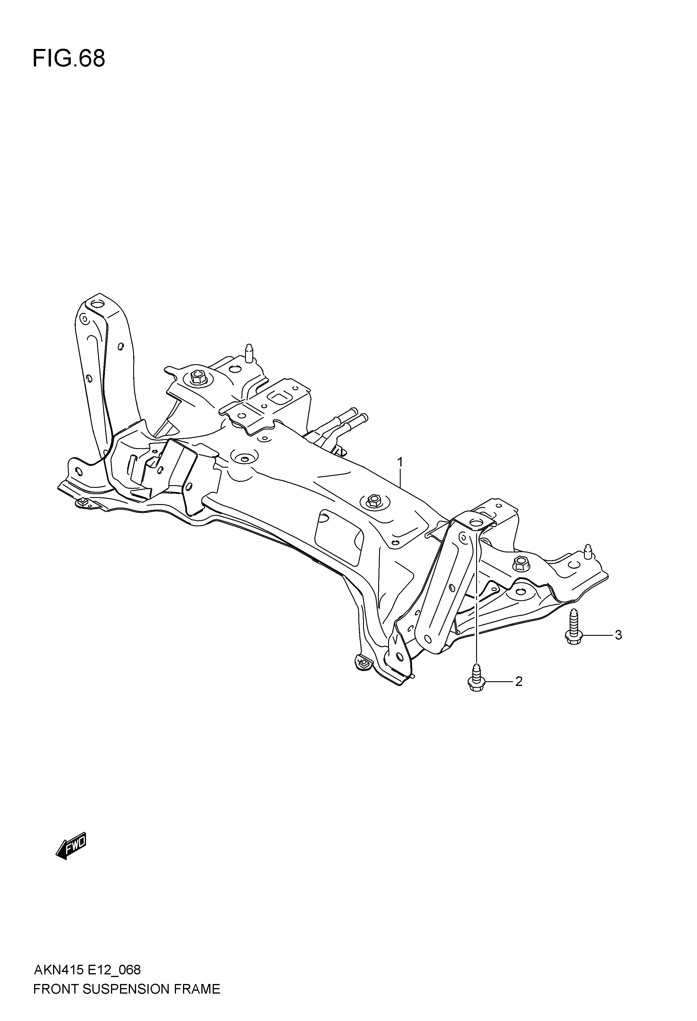FRONT SUSPENSION FRAME