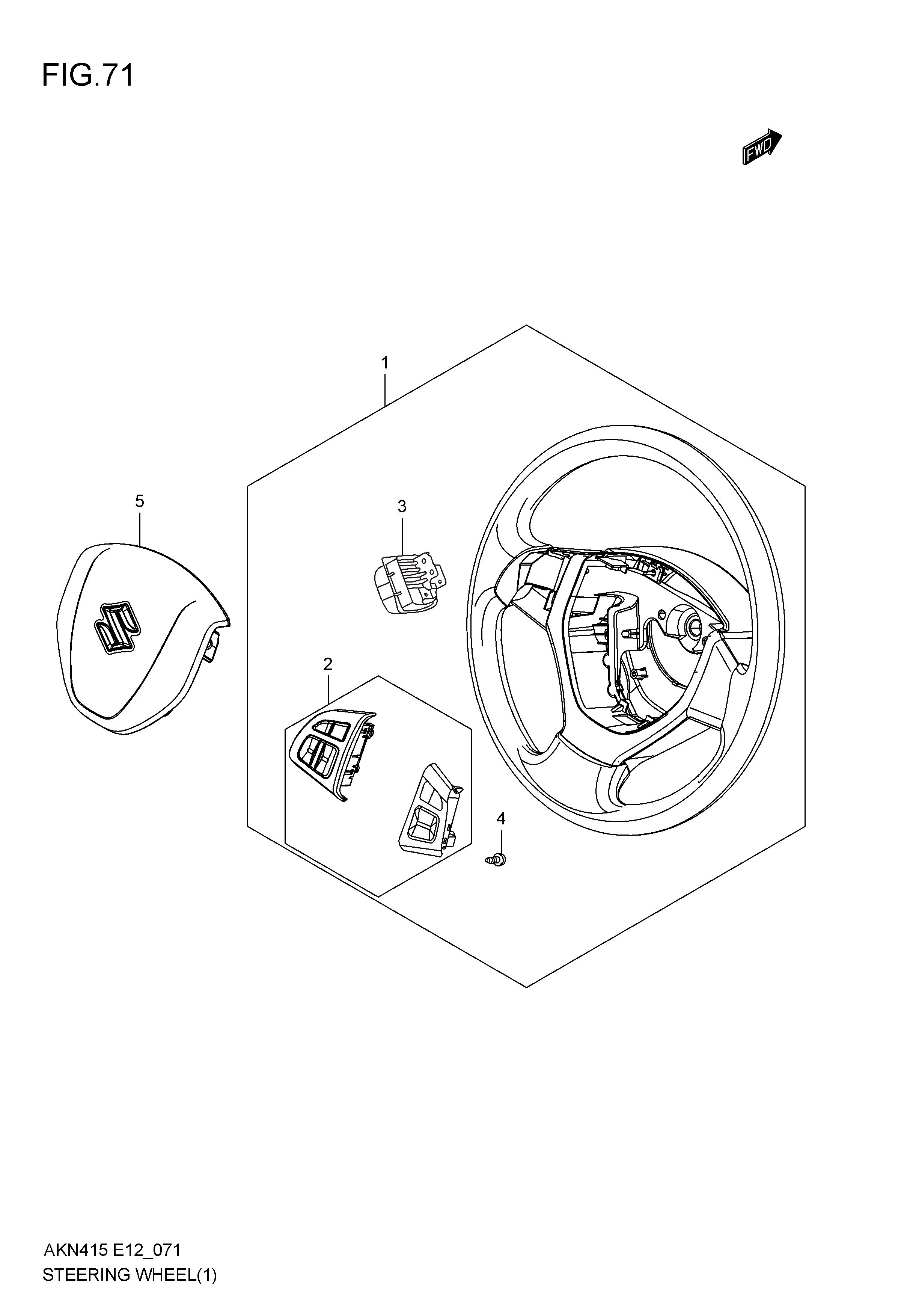 STEERING WHEEL (5MT)
