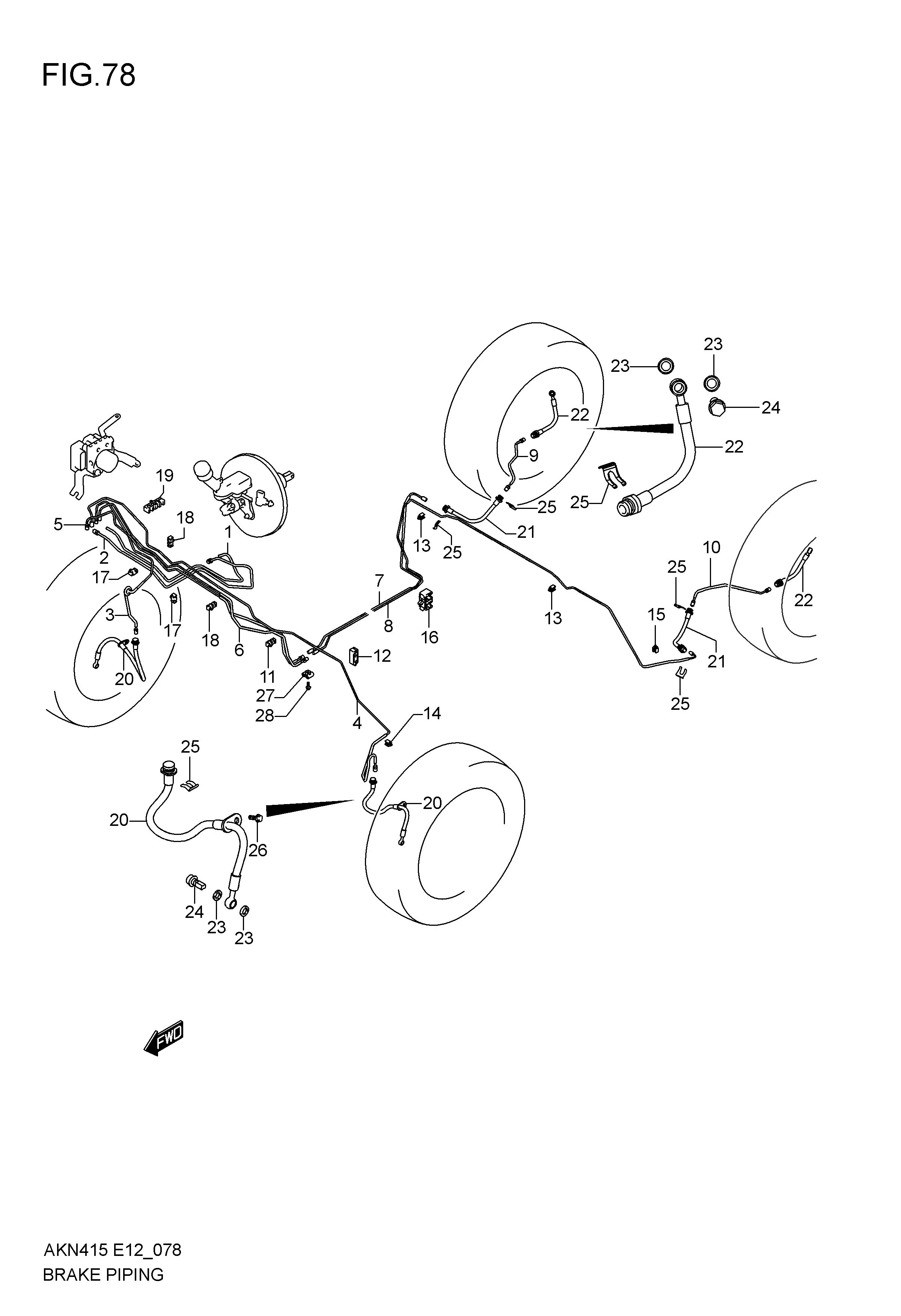 BRAKE PIPING