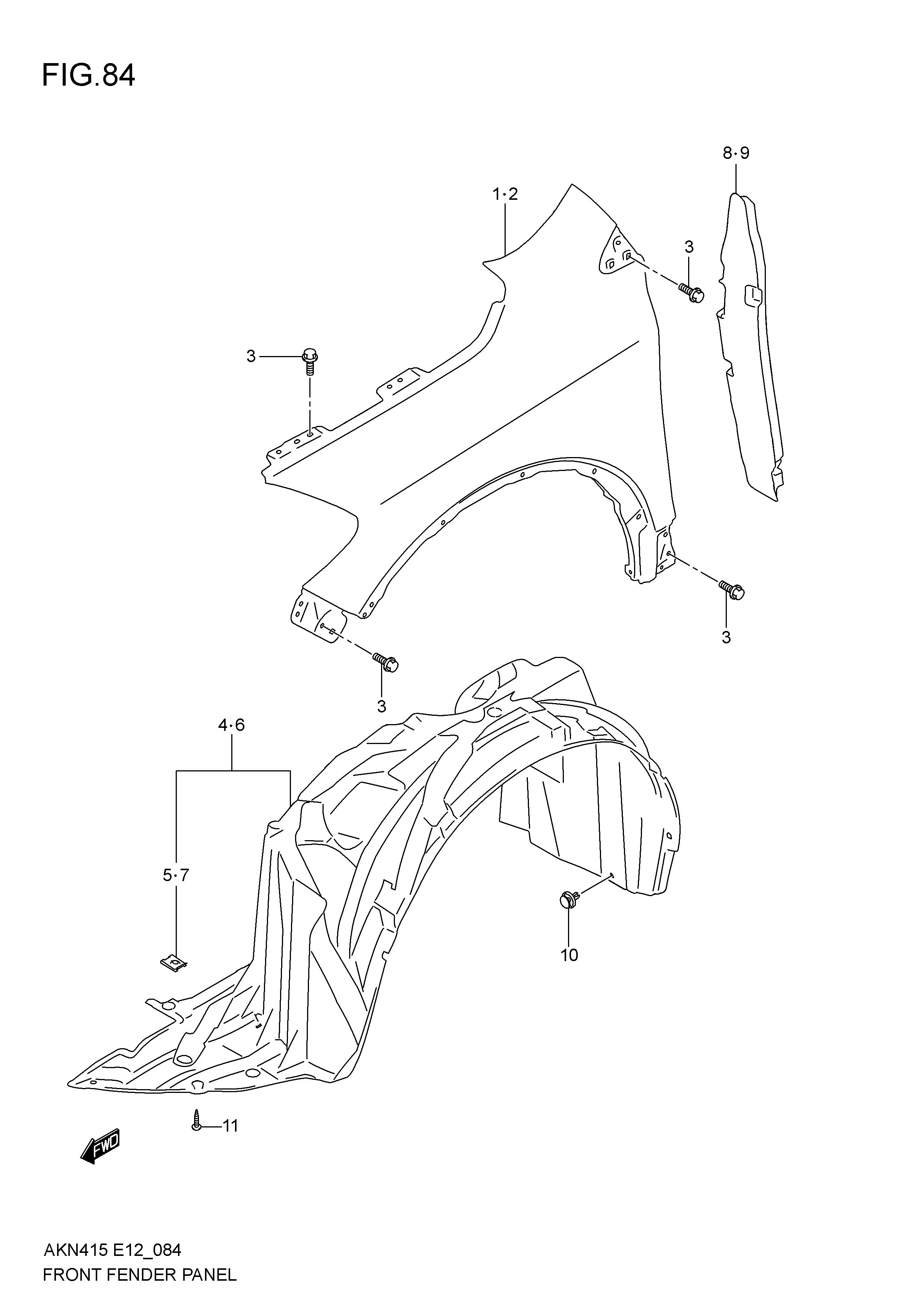 FRONT FENDER