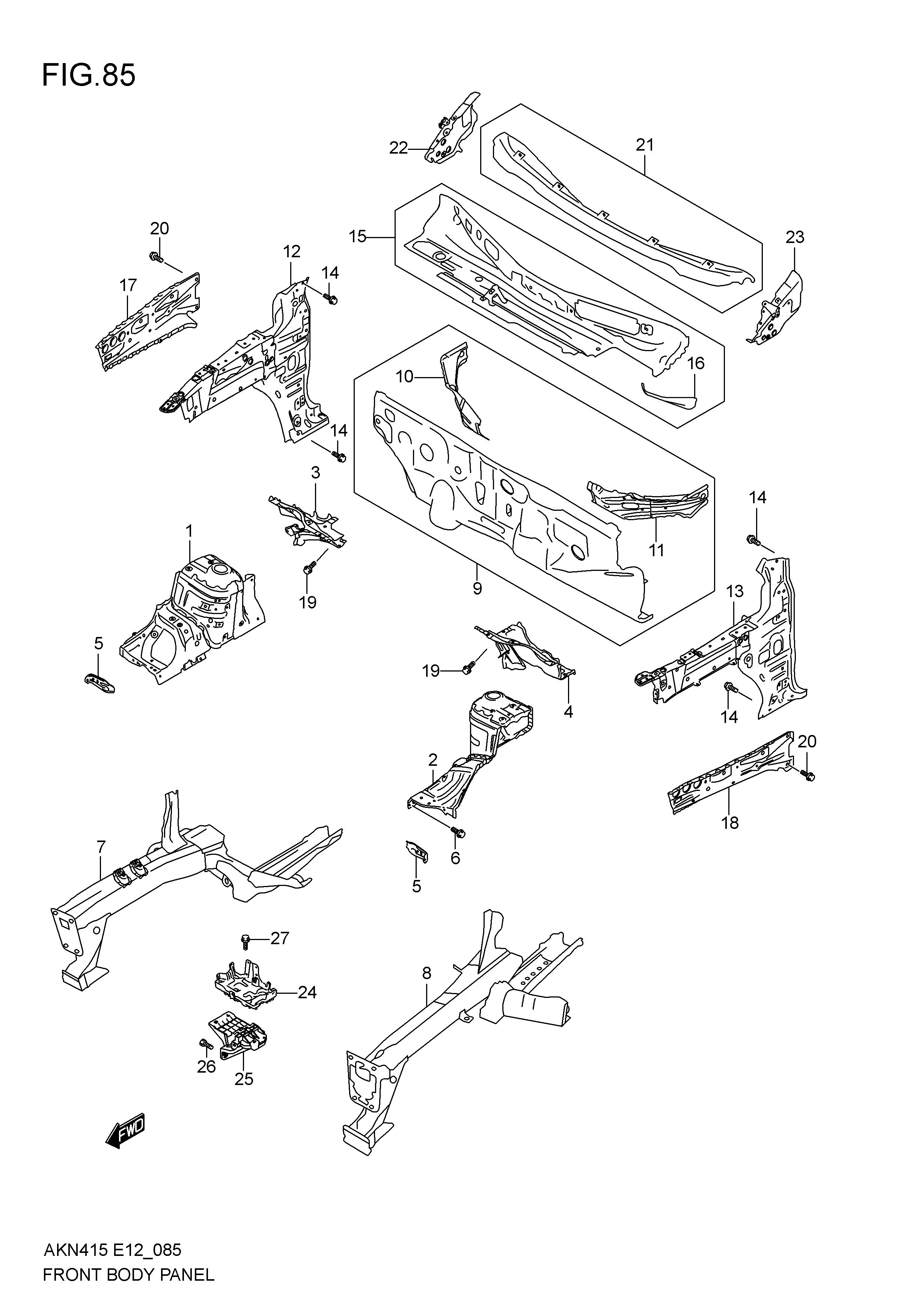 FRONT BODY PANEL