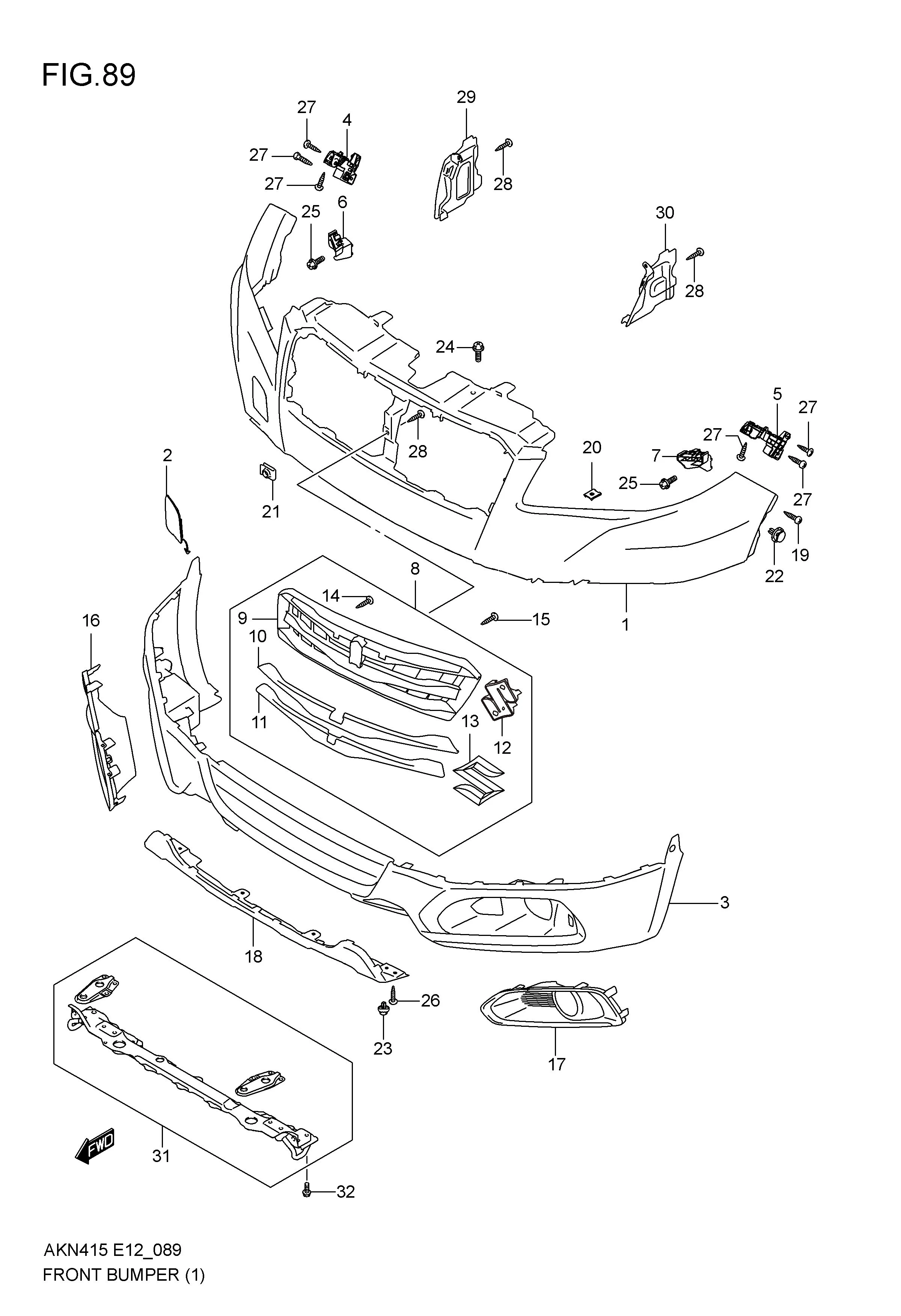 FRONT BUMPER(TYPE-1)