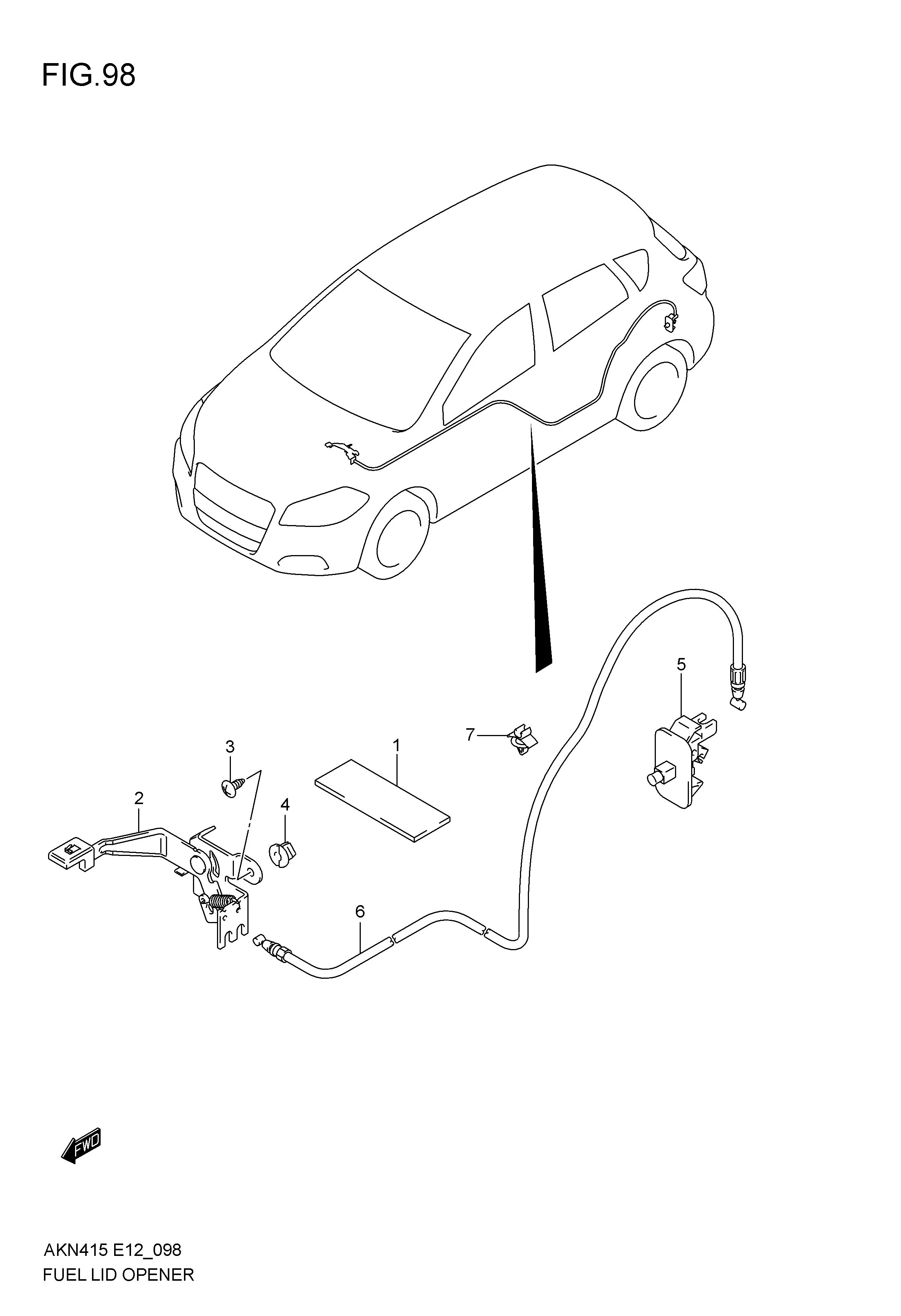 FUEL LID OPENER