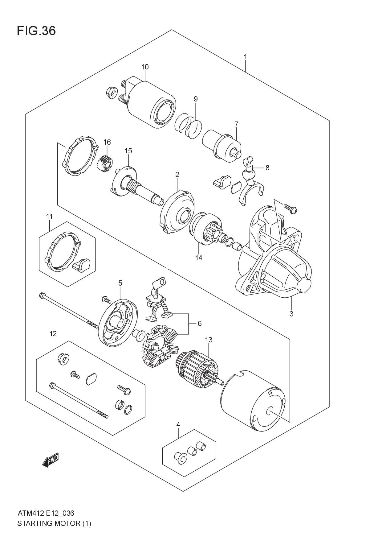 STARTING MOTOR