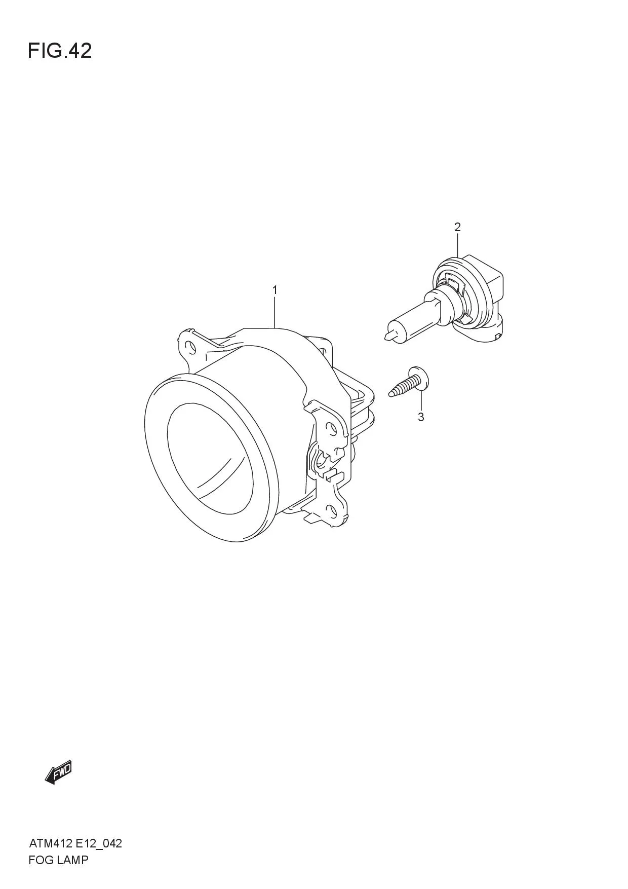 FRONT FOG LAMP (W/FRONT FOG LAMP)