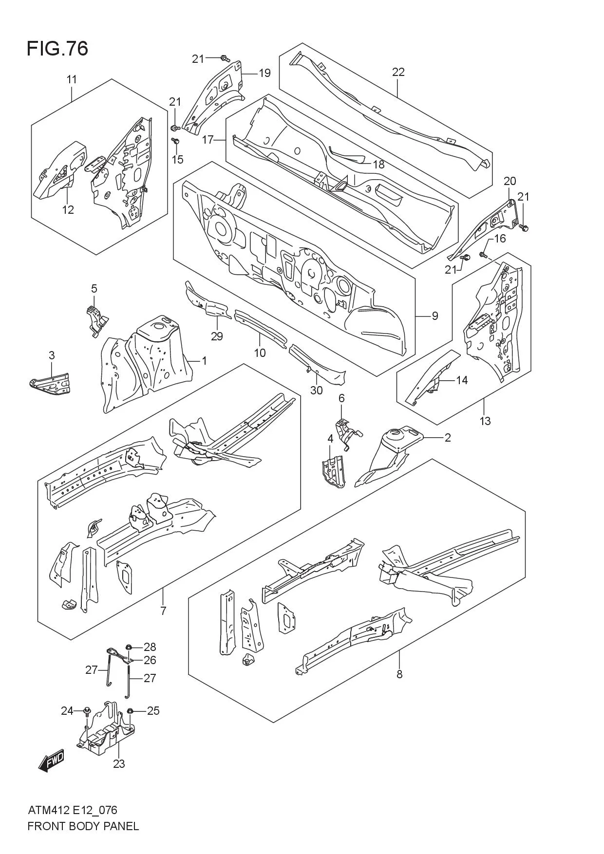 FRONT BODY PANEL