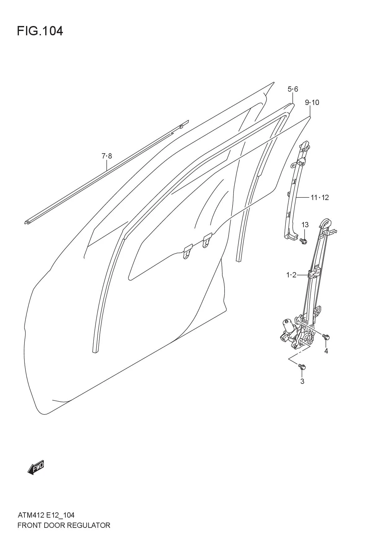 FRONT DOOR REGULATOR