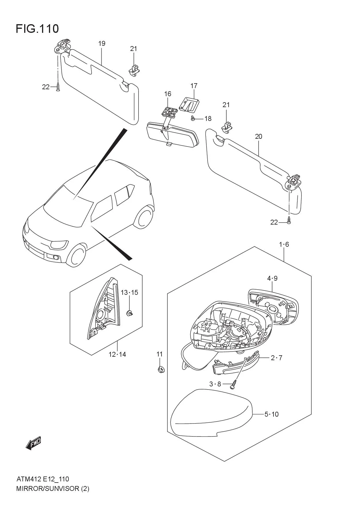 MIRROR/SUNVISOR (GX)