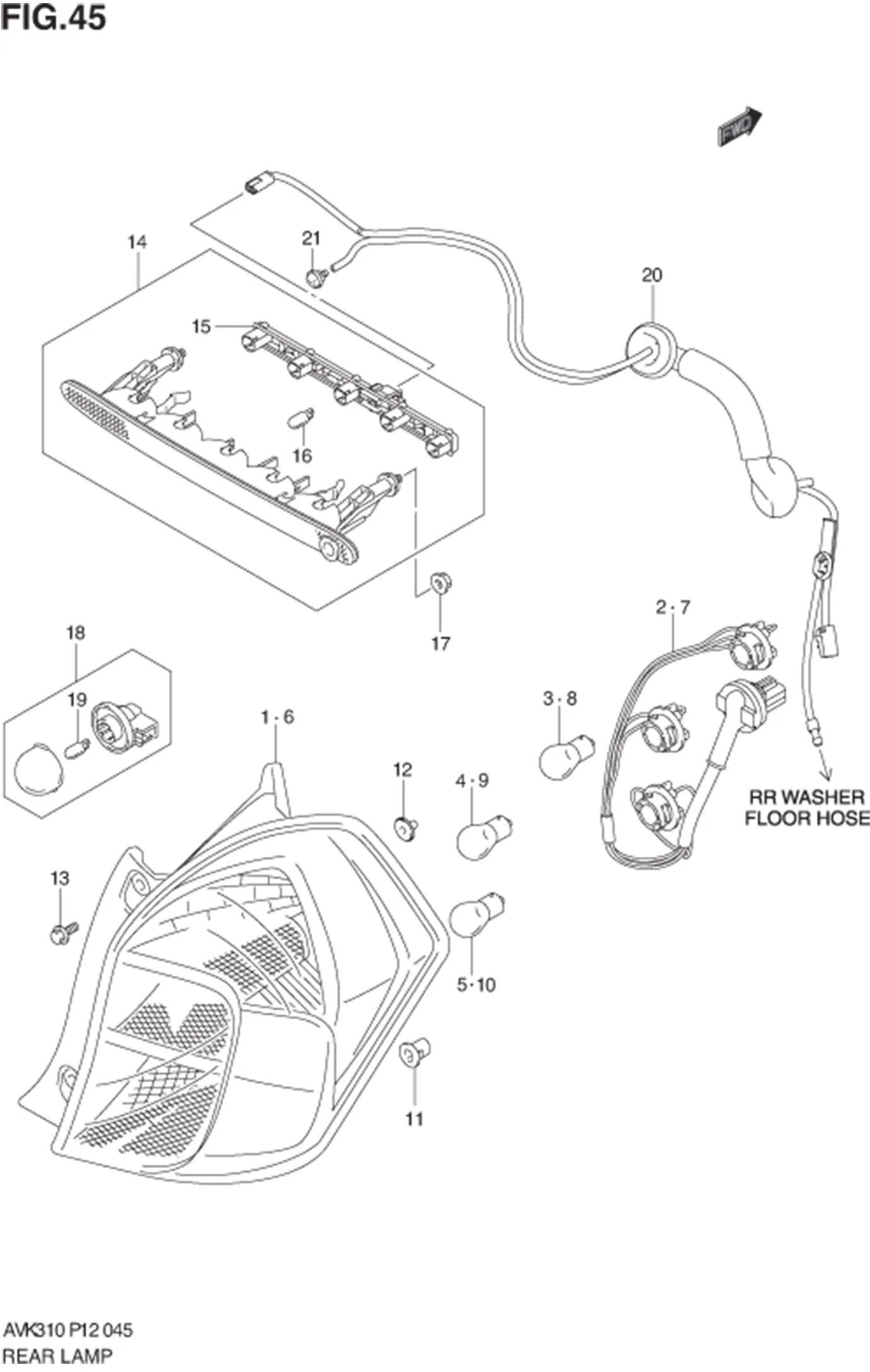 FIG.45 REAR LAMP 