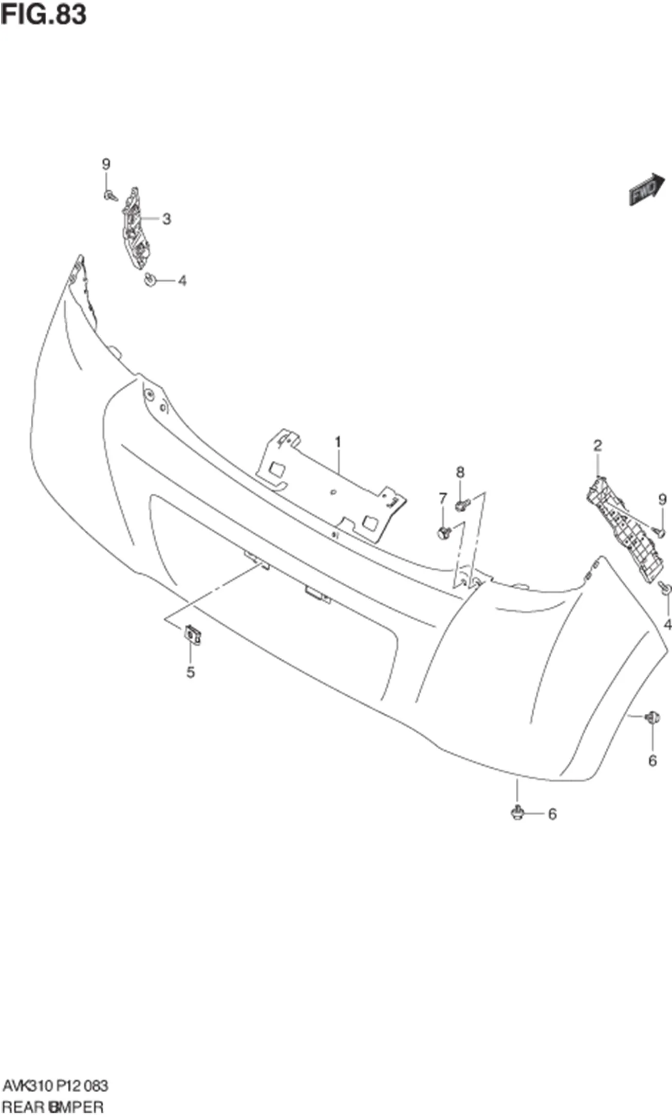 FIG.83 REAR BUMPER 