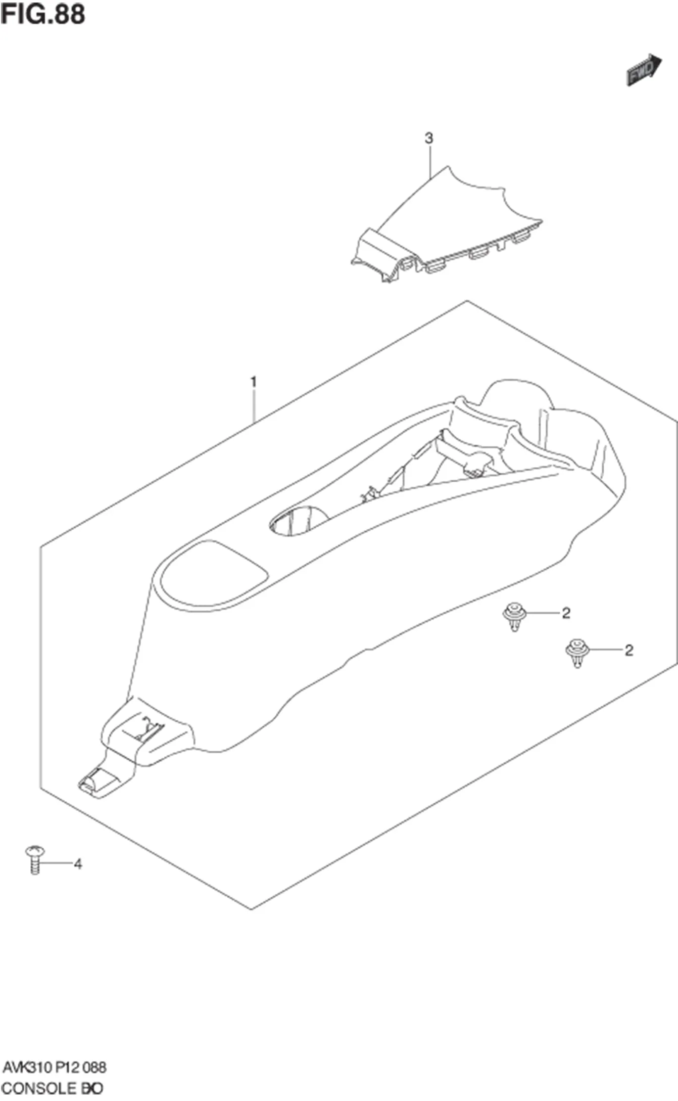 FIG.88 CONSOLE BOX 