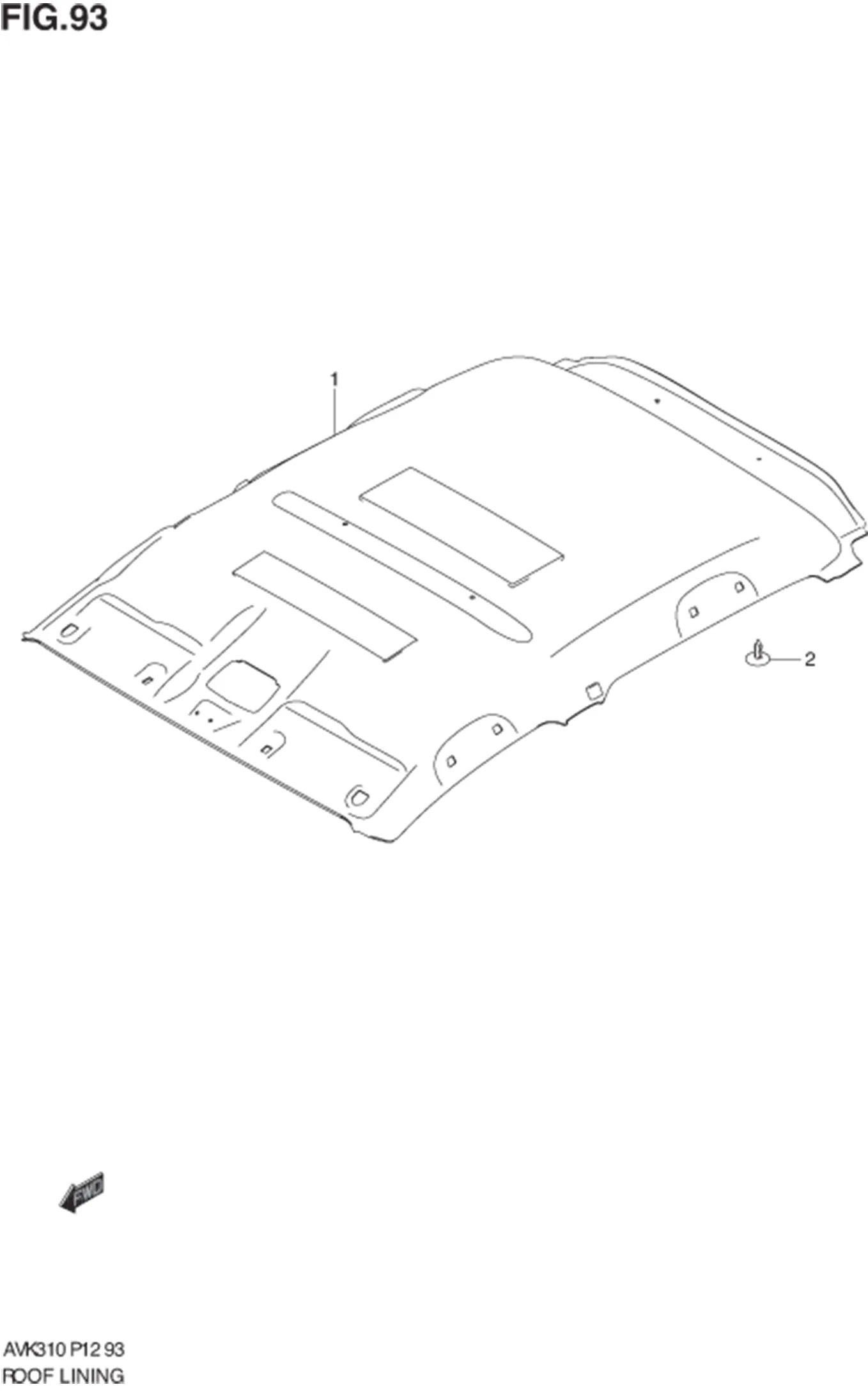 FIG.93 ROOF LINING 
