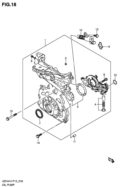 FIG.18 OIL PUMP