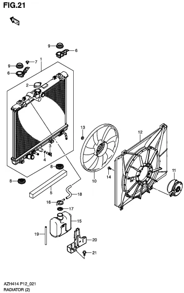 FIG.21 RADIATOR (AT)