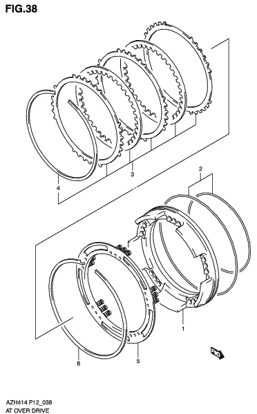 FIG.38 AT OVER DRIVE (AT)