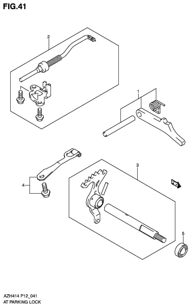 FIG.41 AT PARKING LOCK (AT)
