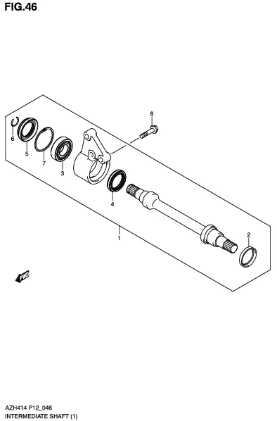 FIG.46 INTERMEDIATE SHAFT (MT)