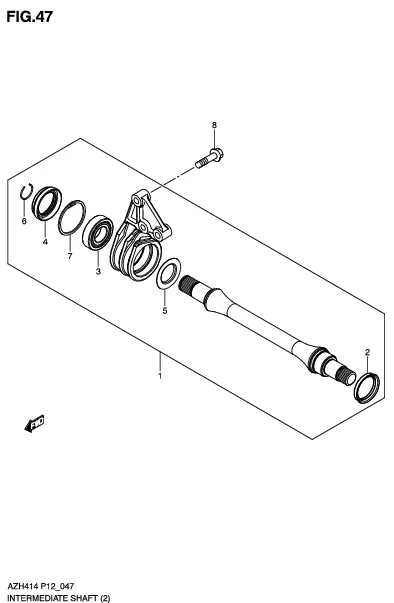 FIG.47 INTERMEDIATE SHAFT (AT)